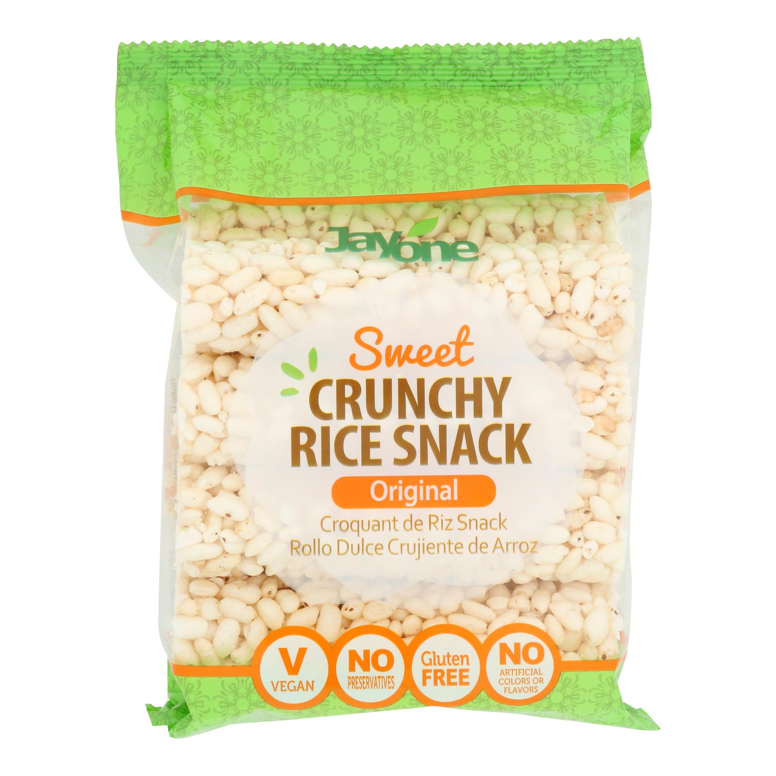 Jayone Crunchy Rice Snack - Case of 6 - 2.8 OZ