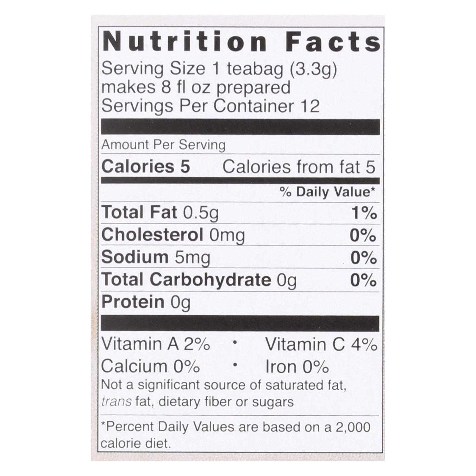 Numi Organic Tea Herbal Tea, Chocolate Rooibos - Case Of 6 - 16 Bag
