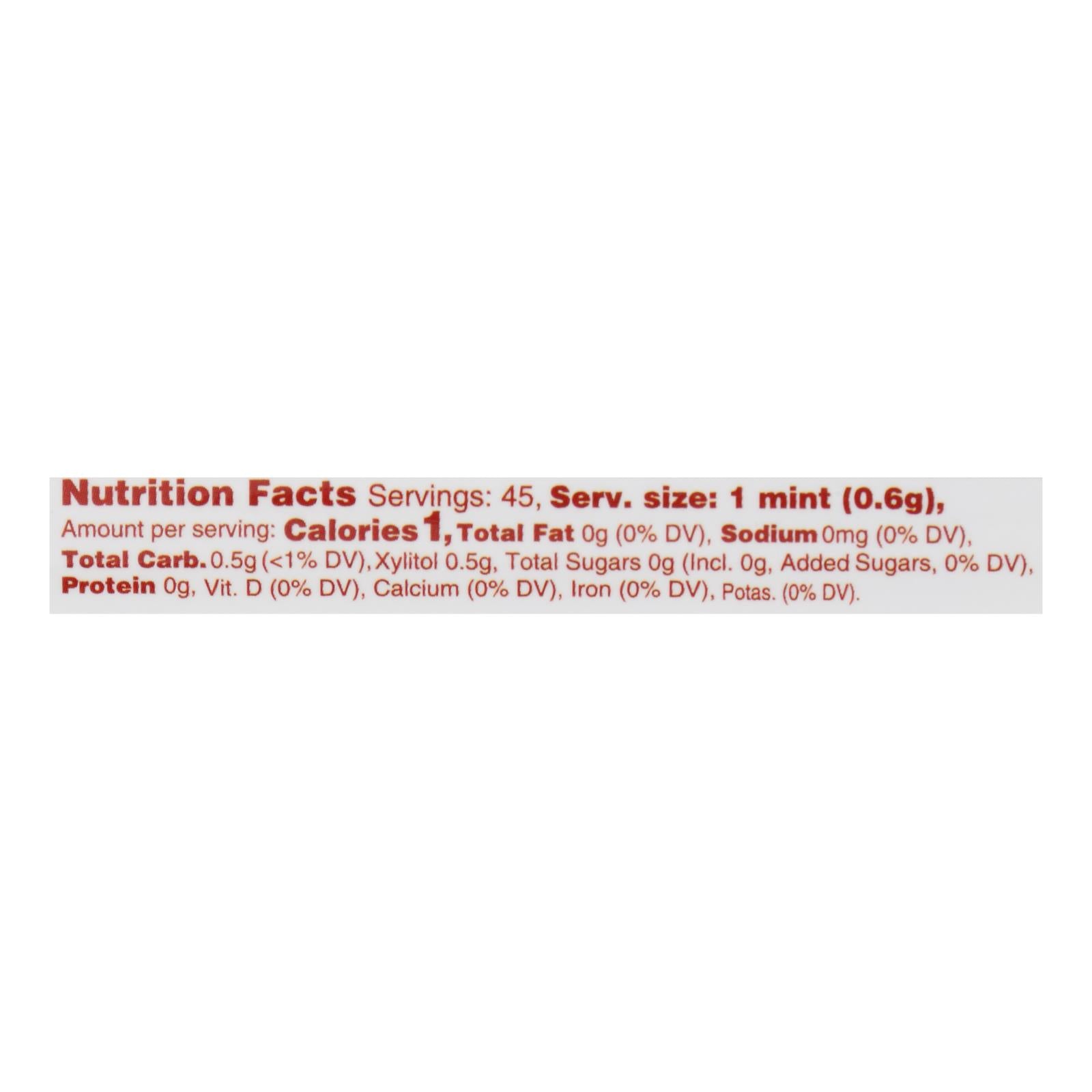 Spry Xylitol Gems - Cinnamon - Case Of 6 - 45 Count