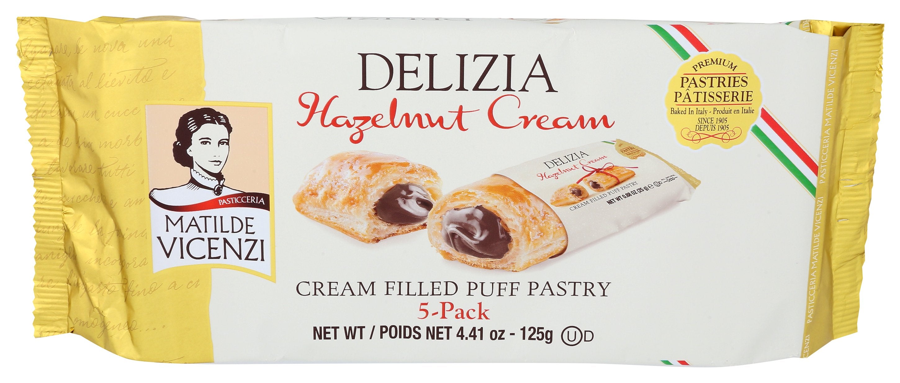 VICENZI PUFF PSTRY DELIZIA HZLNT - Case of 8