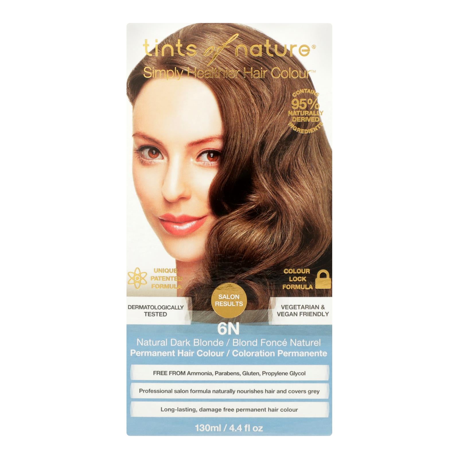 Tints Of Nature 6n Natural Dark Blonde Hair Color - 1 Each - 4.4 Fz