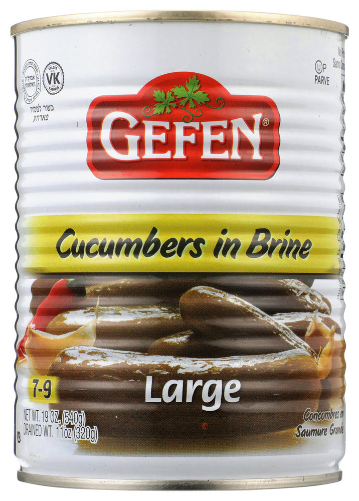 Gefen Cucumber Brine 7-9 - Case of 12 - 19 oz