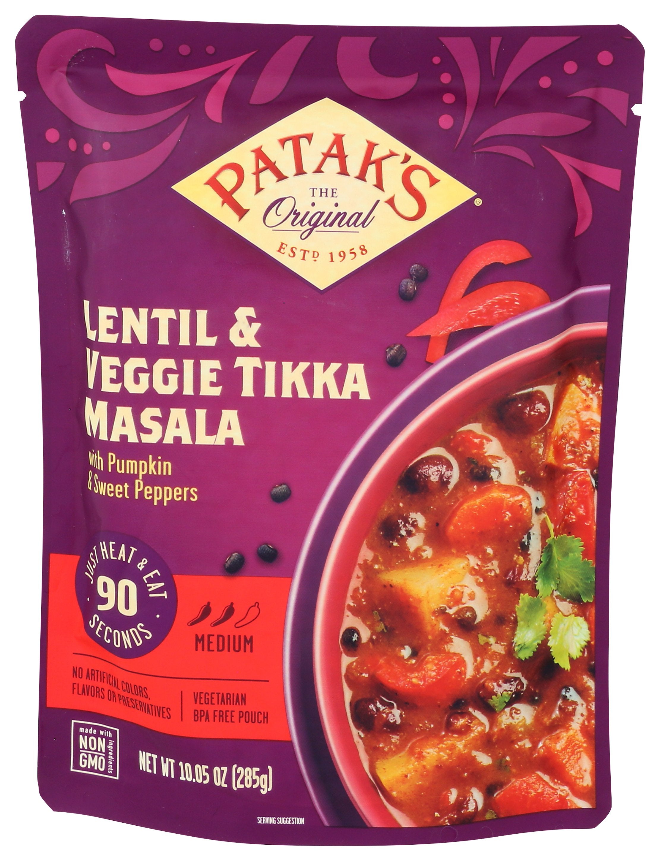 PATAKS MEAL RTE LENTIL MASALA - Case of 6