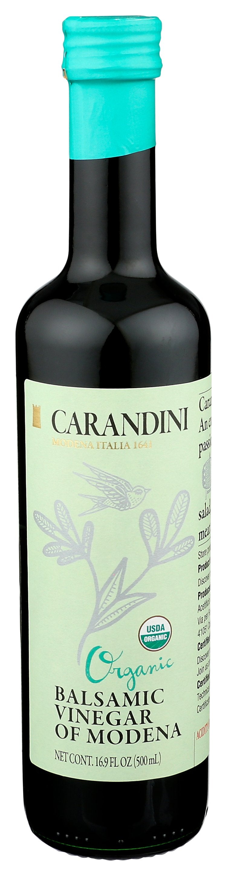 CARANDINI VINEGAR BALSAMIC OF MODENA ORG - Case of 6