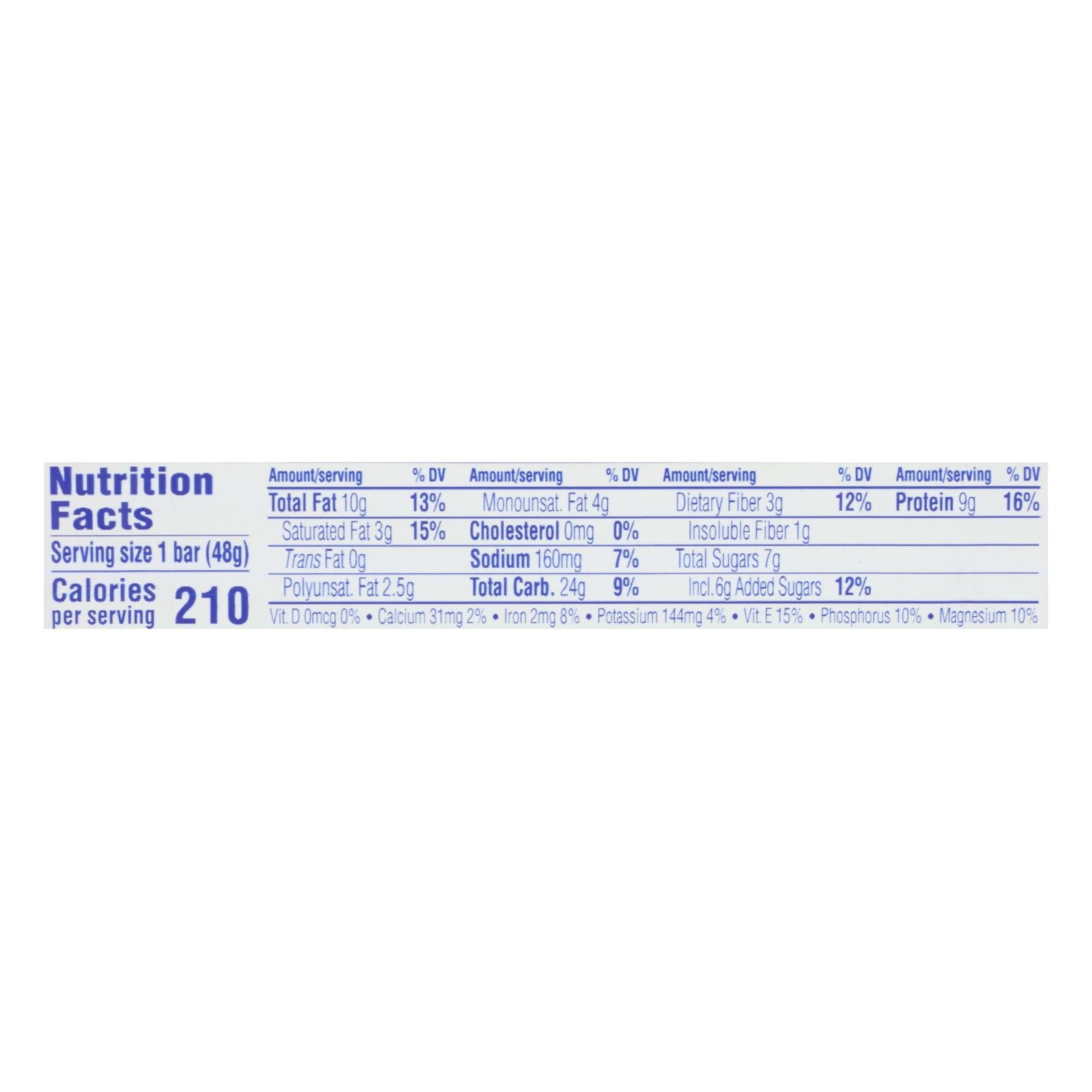 Clif Bar Luna Bar - Organic Nuts Over Chocolate - Case of 15 - 1.69 oz