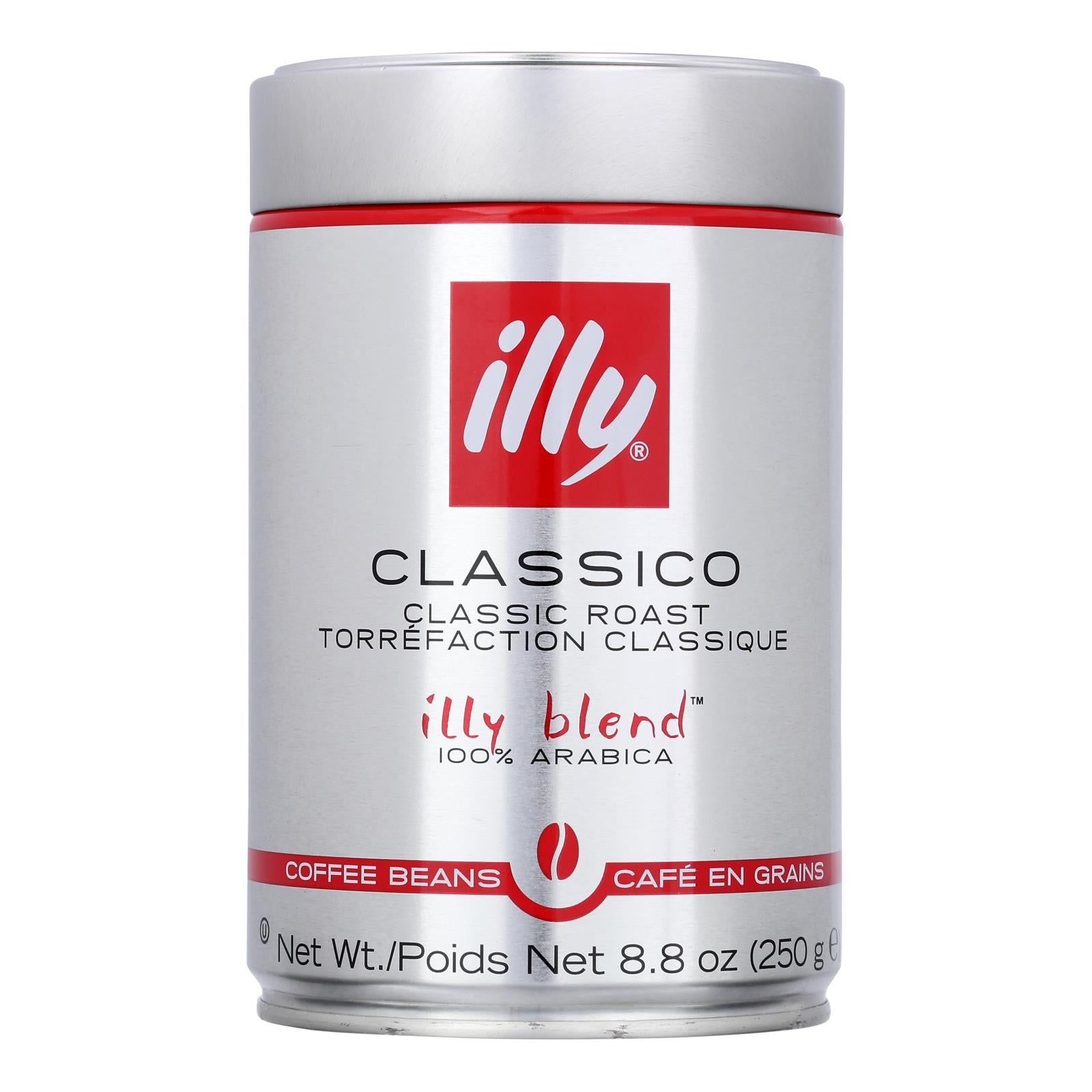 Illy Caffe Coffee Coffee - Whole Bean - Medium Roast - 8.8 Oz - Case Of 6