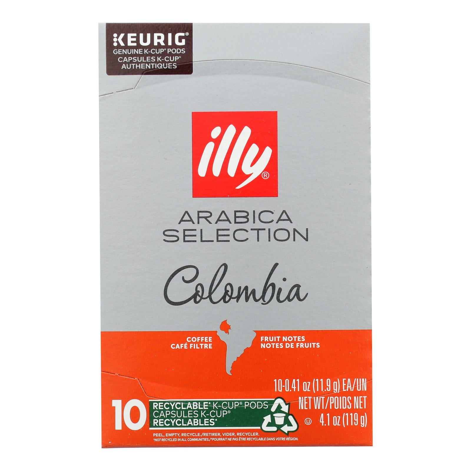 Illy Caffe Coffee - K-cup Colo Arabica Select - Case Of 6 - 4.103 Oz