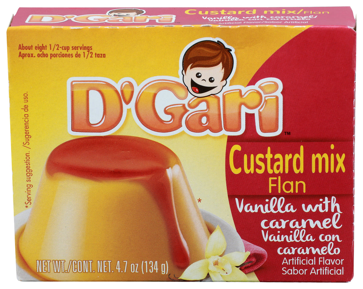 DGARI FLAN CUSTARD CARAMEL - Case of 24