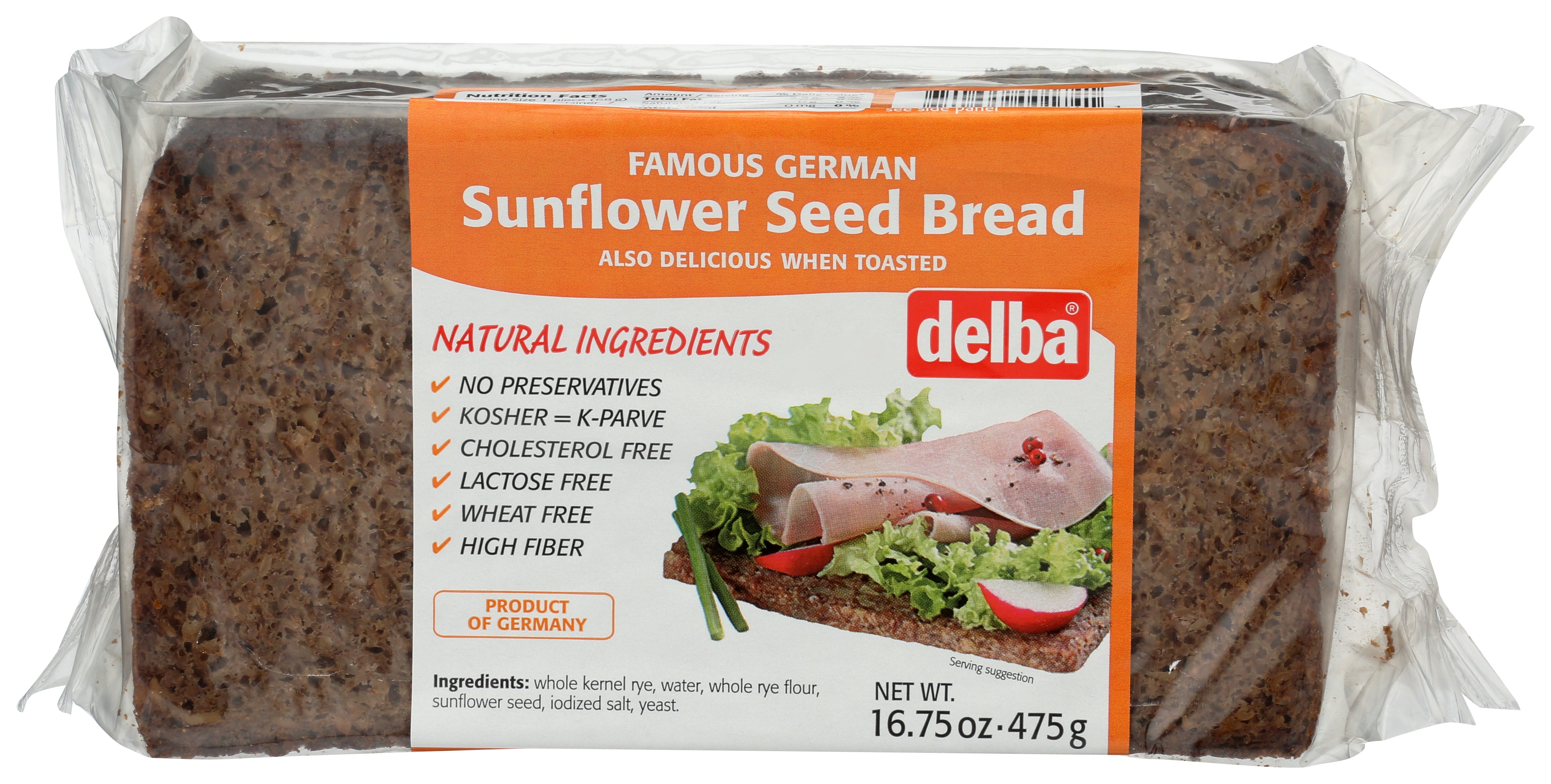 DELBA BREAD SUNFLOWER