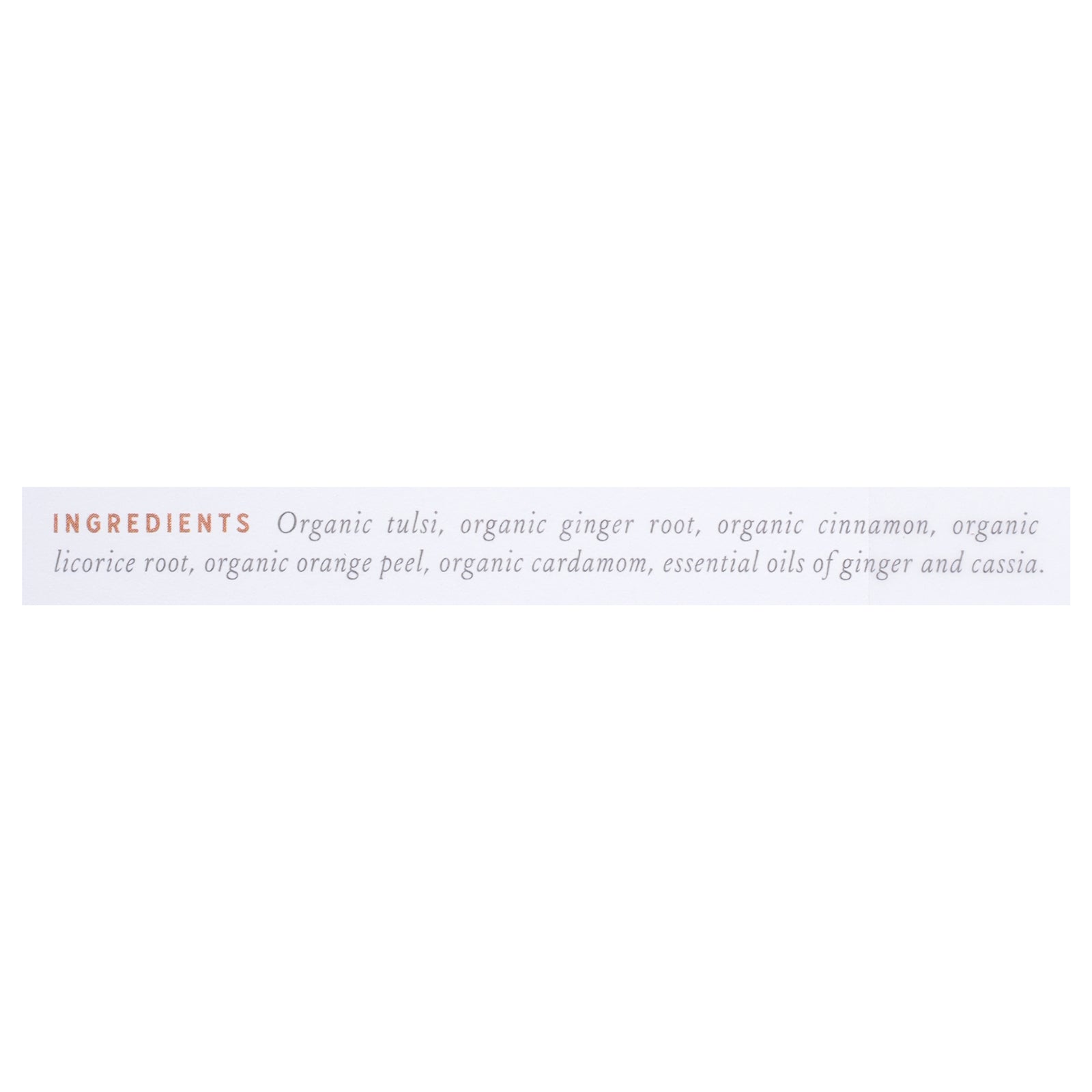 Rishi - Tea Og2 Cinn Tulsi Spice - CS of 6-15 CT