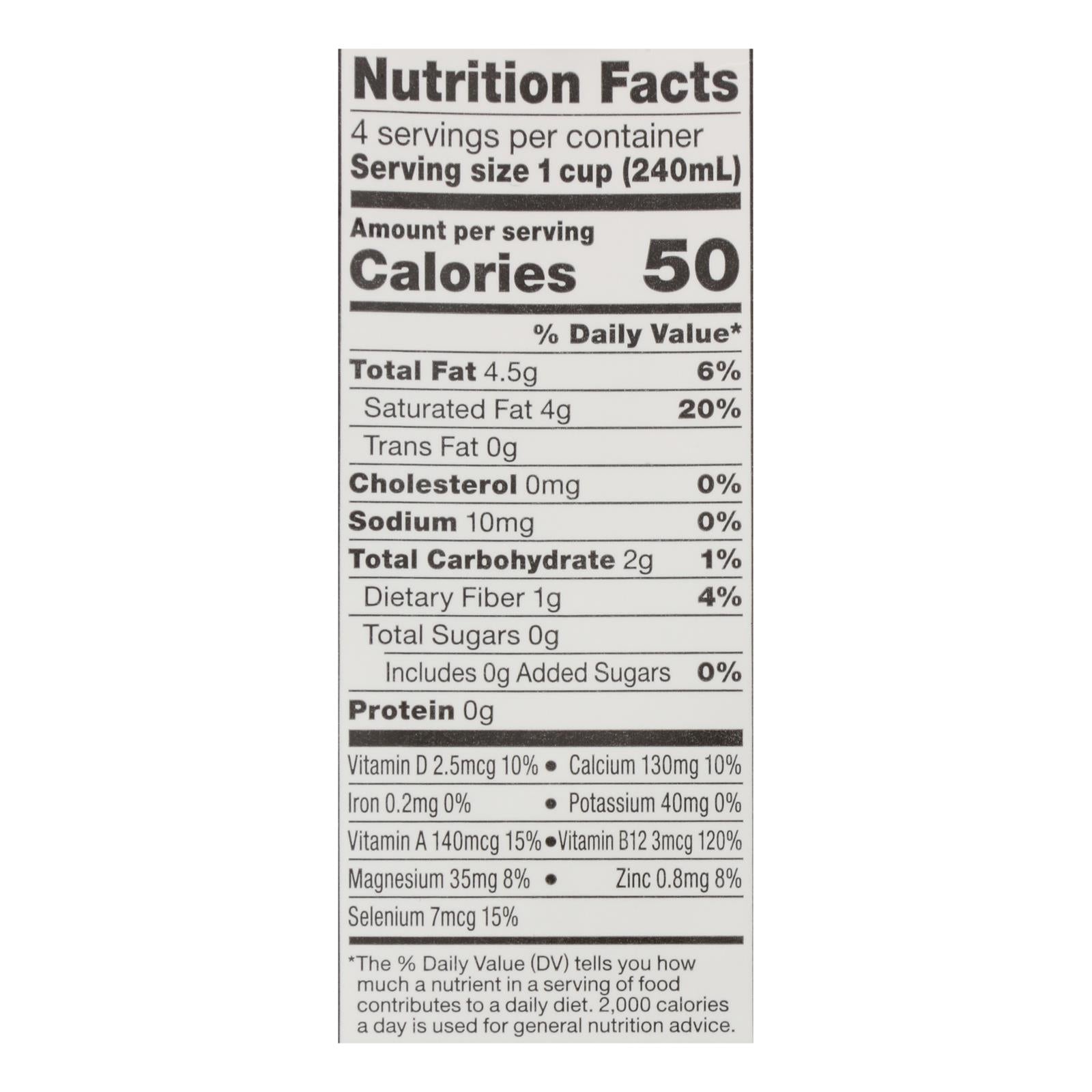 So Delicious Coconut Milk Beverage - Unsweetened Vanilla - Case Of 12 - 32 Fl Oz.