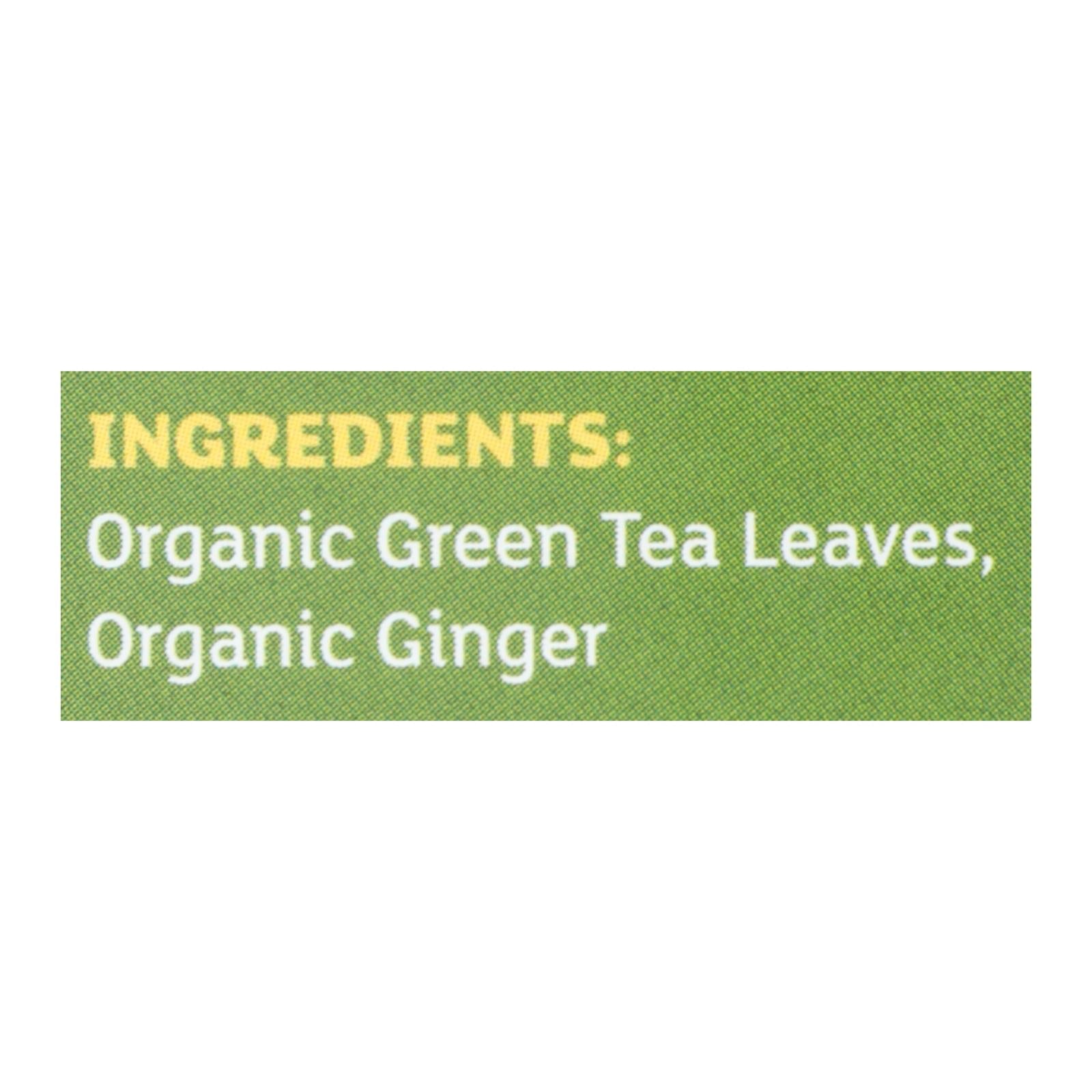Equal Exchange - Tea Green Ginger - Case Of 6-20 Bag
