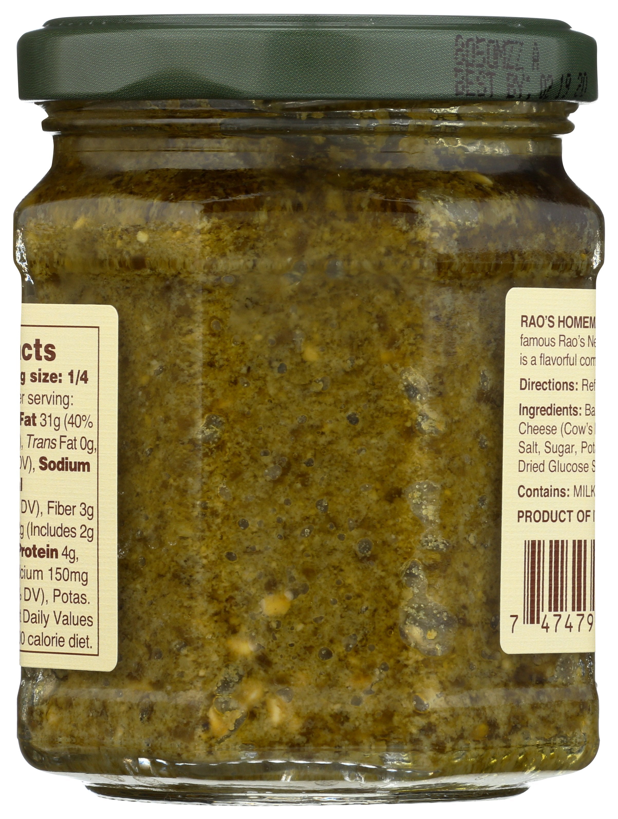 RAOS SAUCE PESTO BASIL - Case of 6