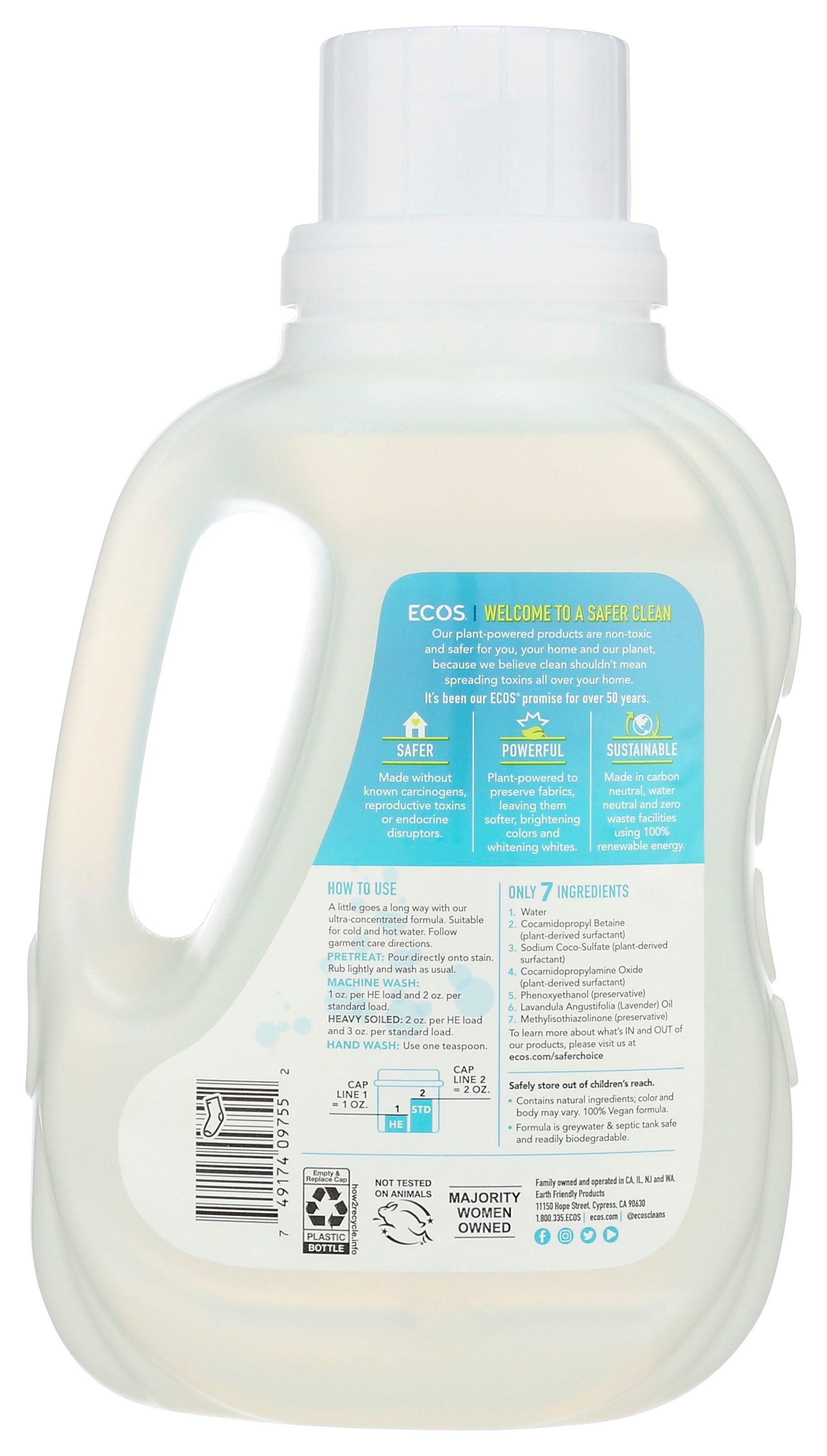 ECOS LNDRY LAVENDAR 50Z - Case of 8