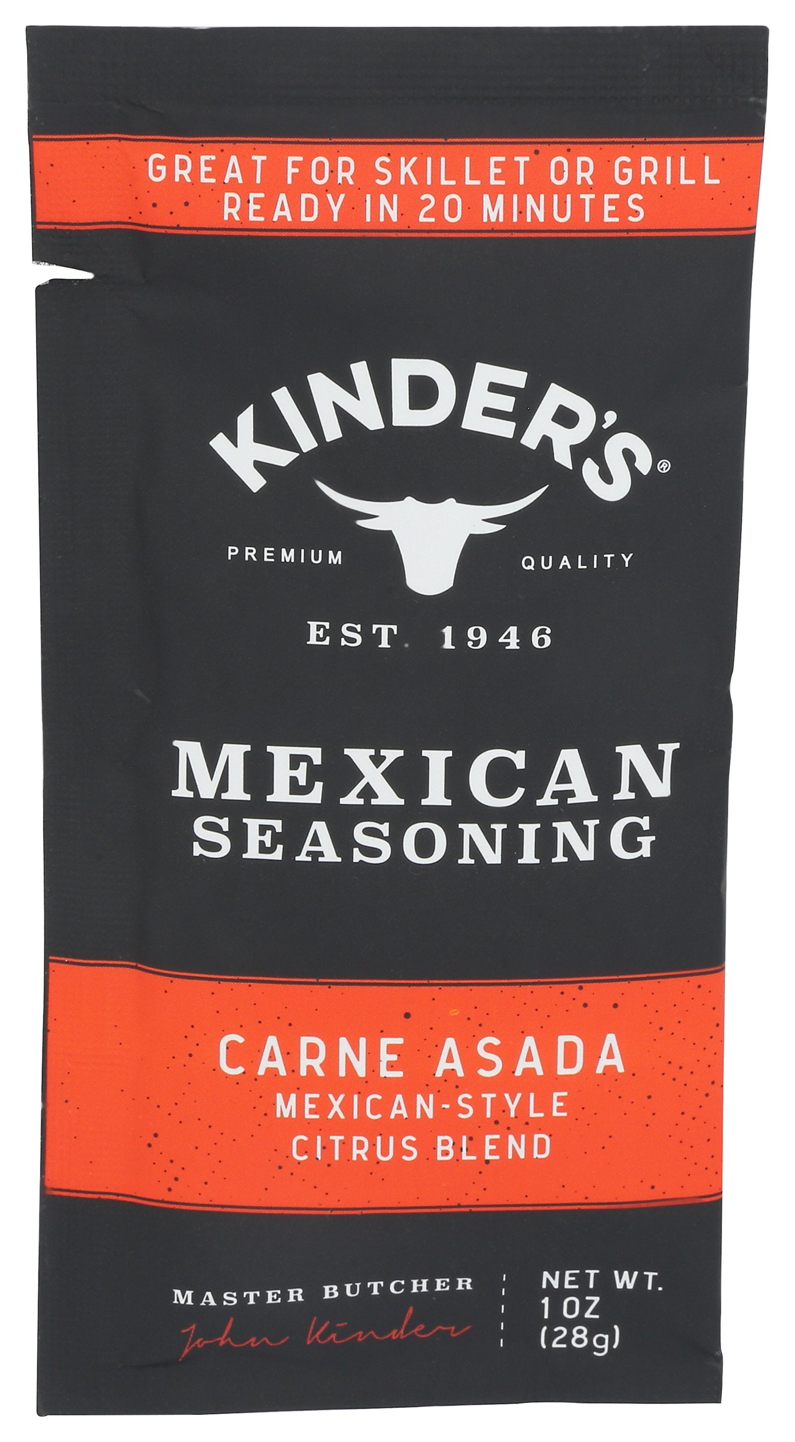 KINDERS SEASONING CARNE ASADA - Case of 15