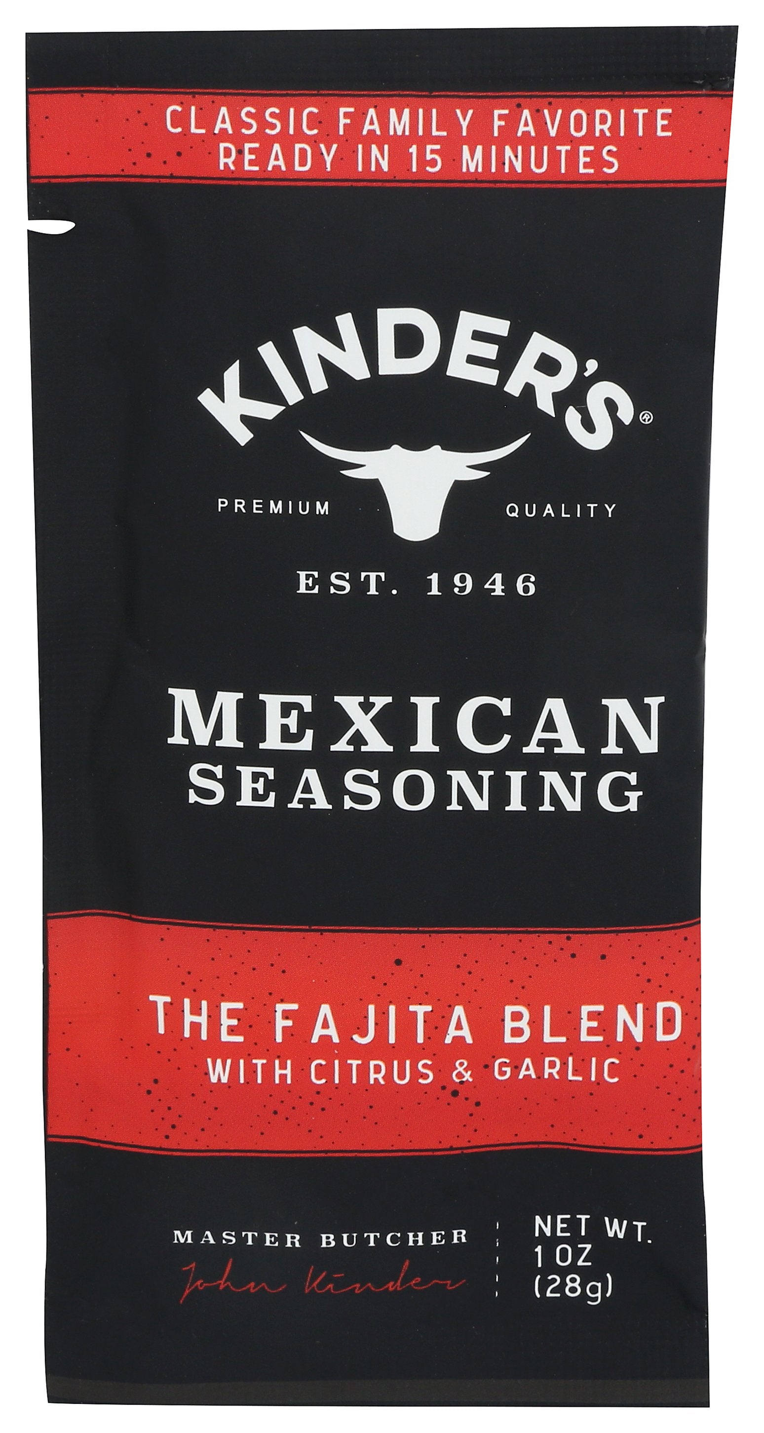 KINDERS SEASONING FAJITA BLEND - Case of 15
