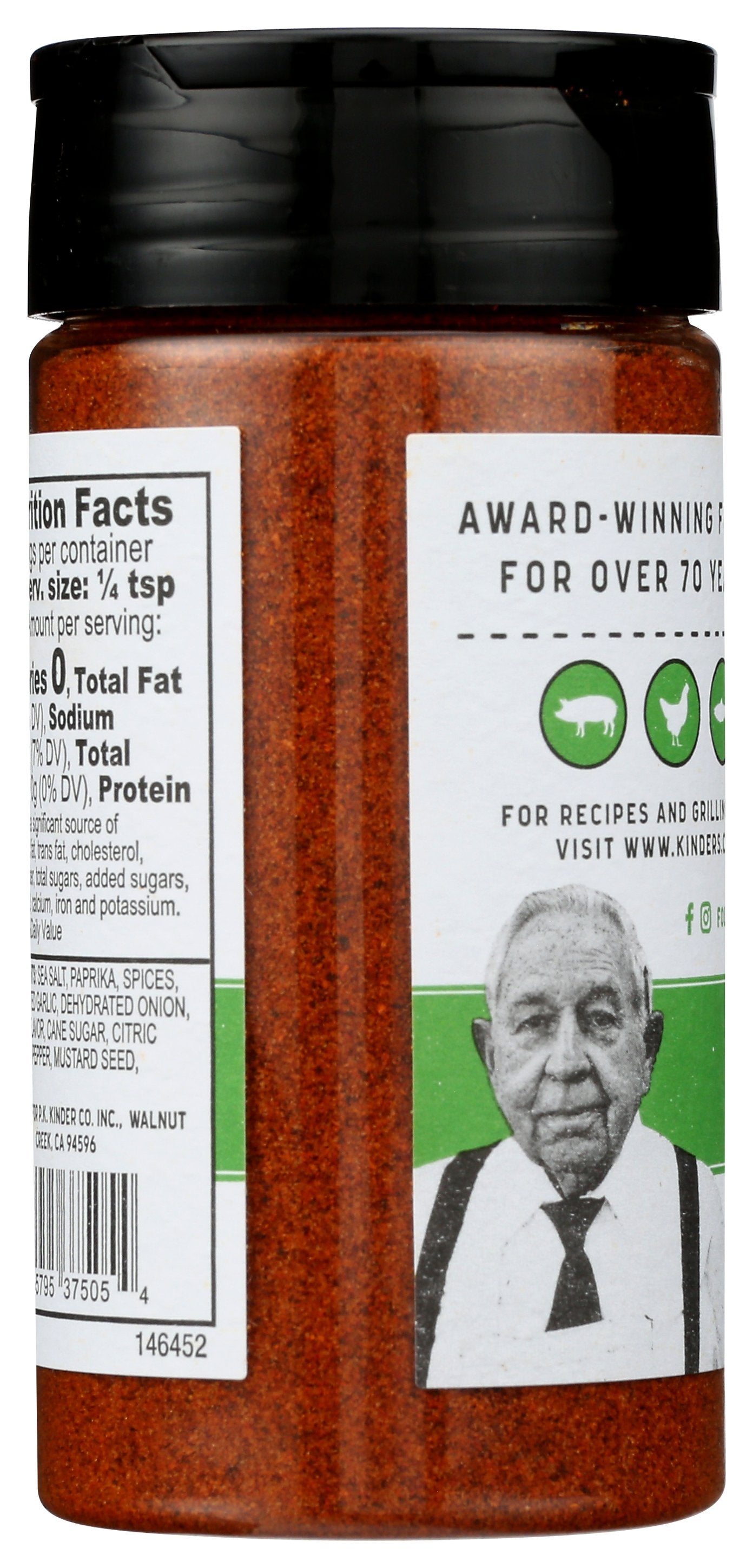 KINDERS RUB TEQUILA LIME BBQ - Case of 6
