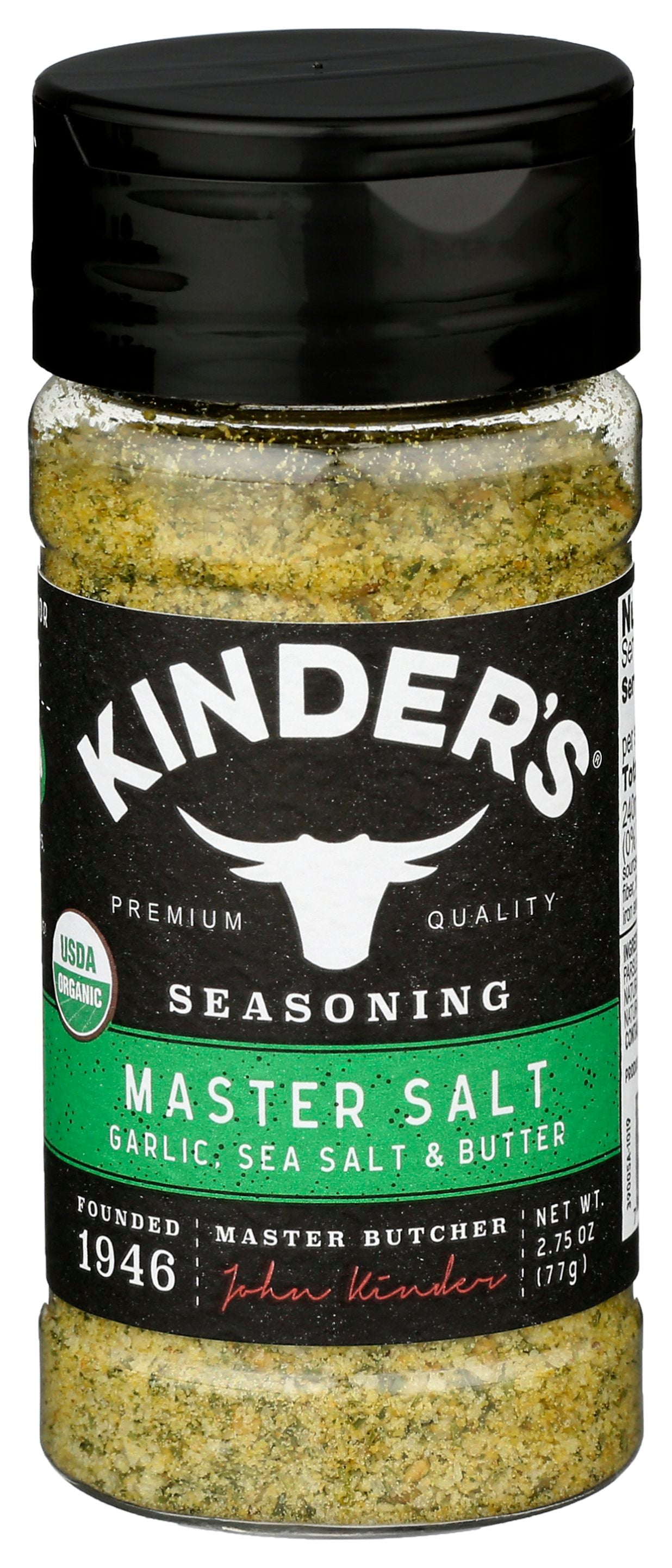 KINDERS SEASONING ORG MASTER SALT - Case of 8