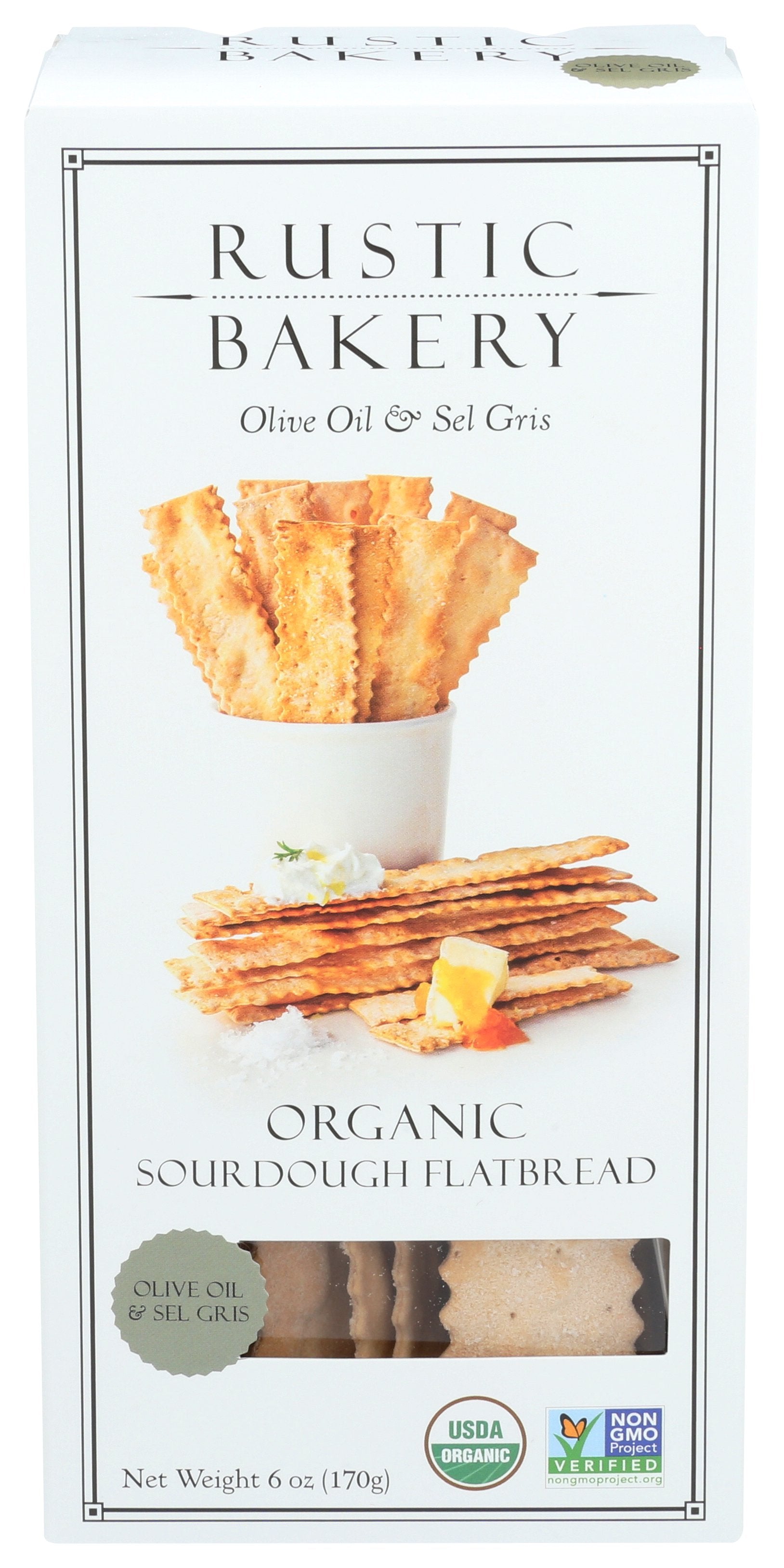 RUSTIC BAKERY FLATBREAD OLV OIL SEL GRS - Case of 12