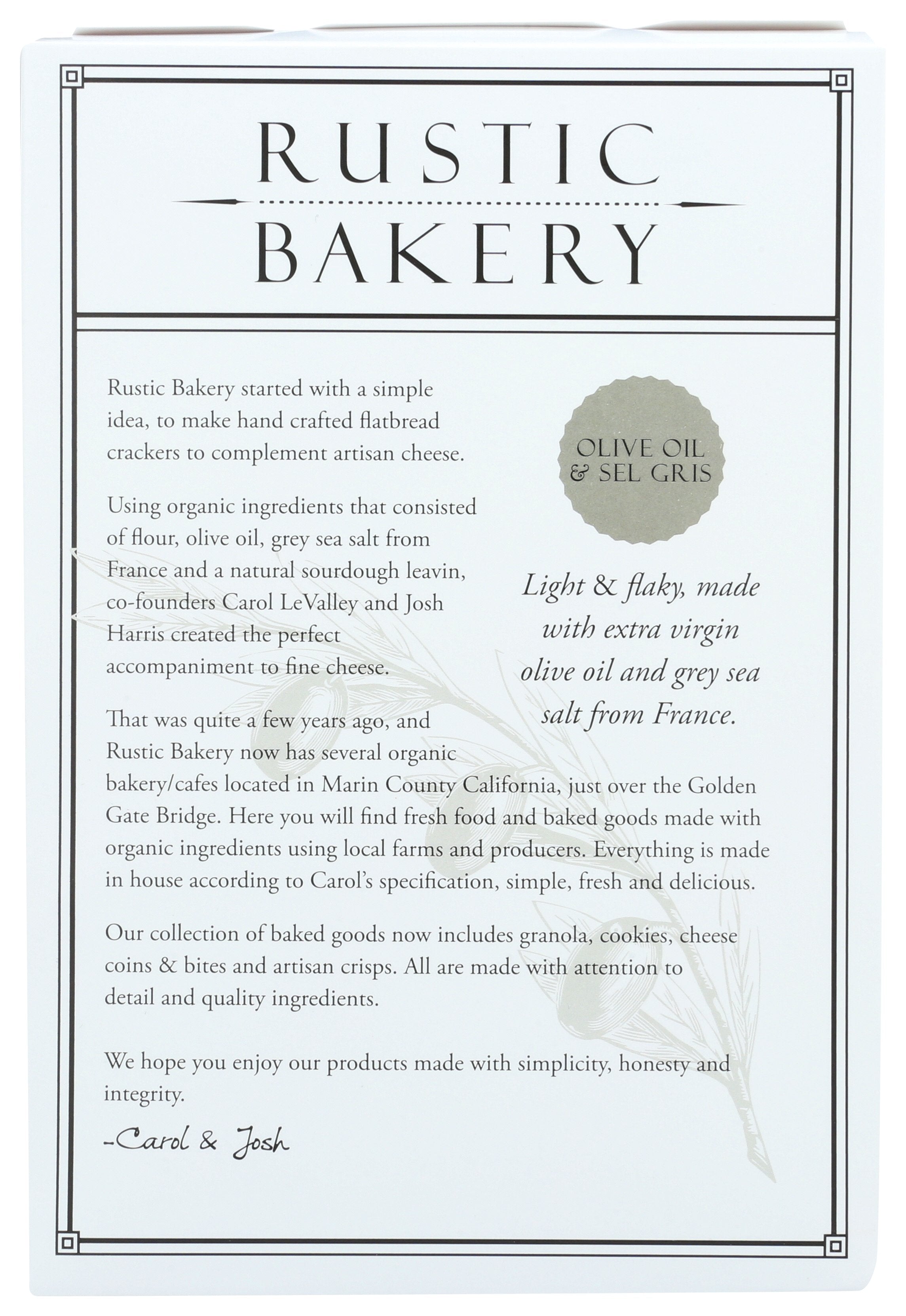 RUSTIC BAKERY FLATBREAD BITE OLV OIL - Case of 12