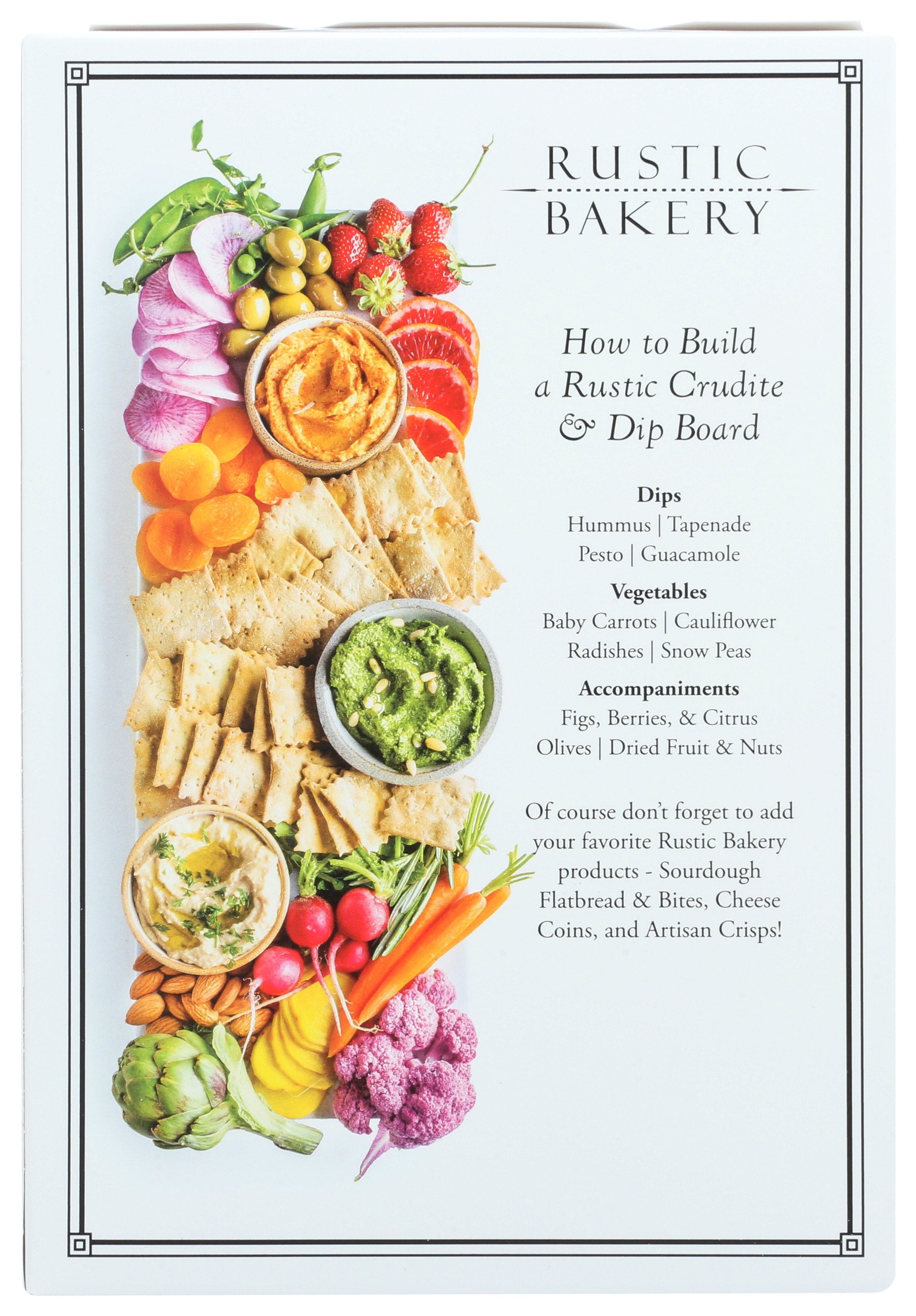 RUSTIC BAKERY FLATBREAD BITE RSMRY OOIL - Case of 12
