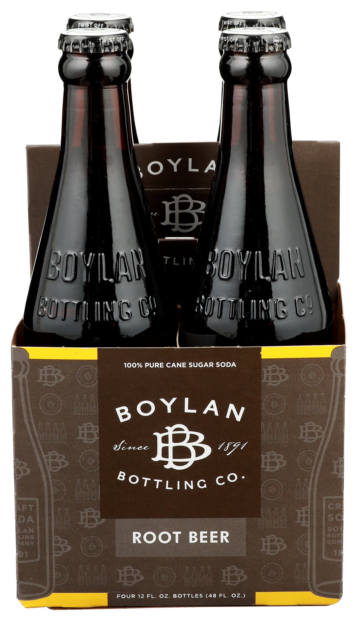 BOYLAN SODA ROOT BEER 4PK - Case of 6
