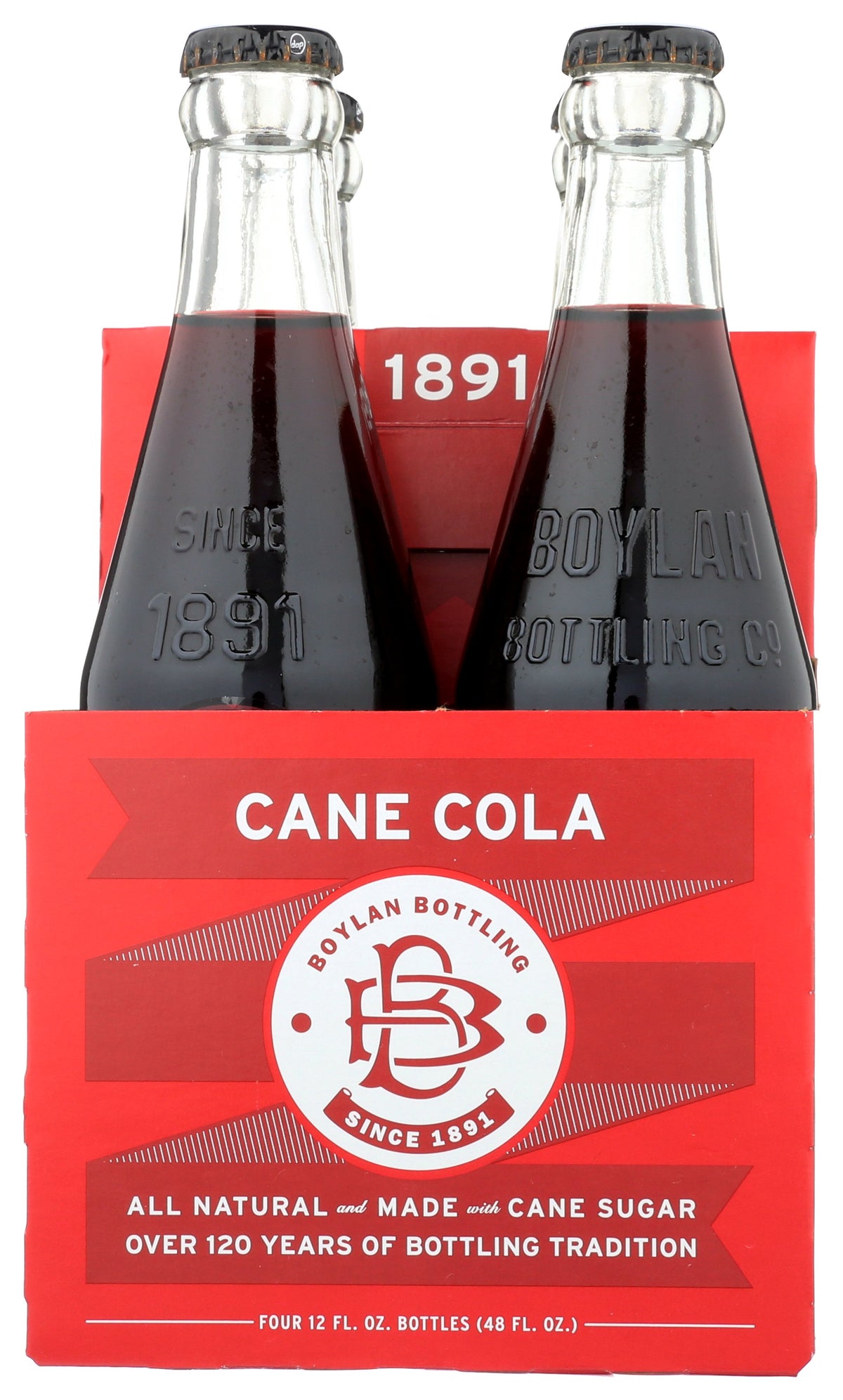 BOYLAN SODA SGR CANE COLA 4PK - Case of 6