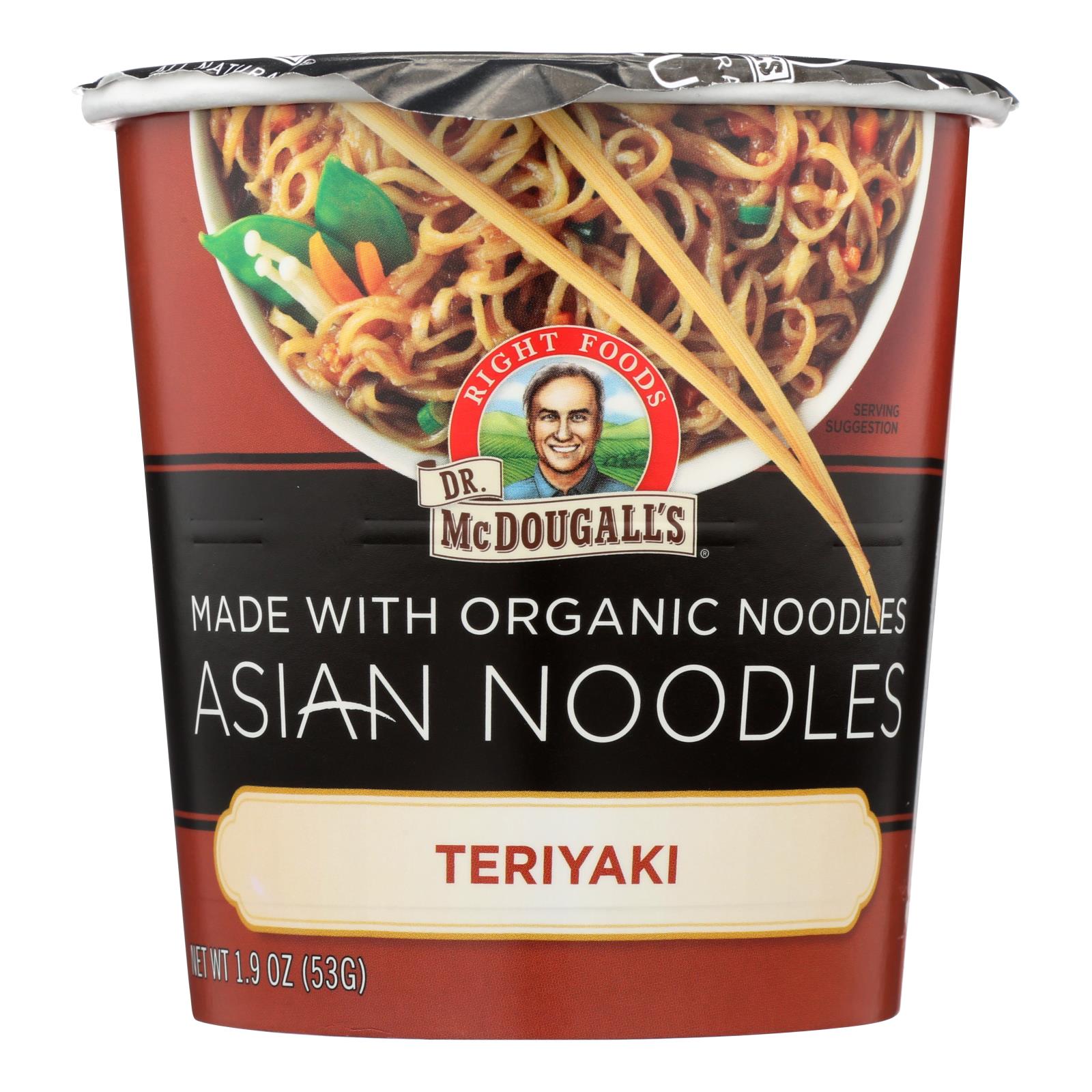 Dr. Mcdougall’s Asian Noodle Soup, Teriyaki - Case Of 6 - 1.9 Oz