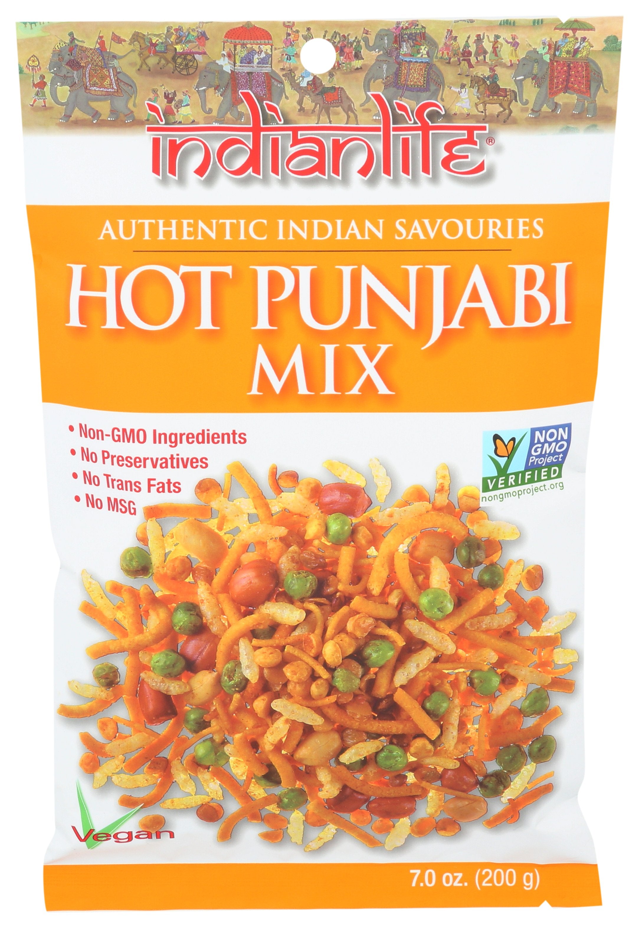 INDIANLIFE MIX SNACK PUNJABI HOT - Case of 8