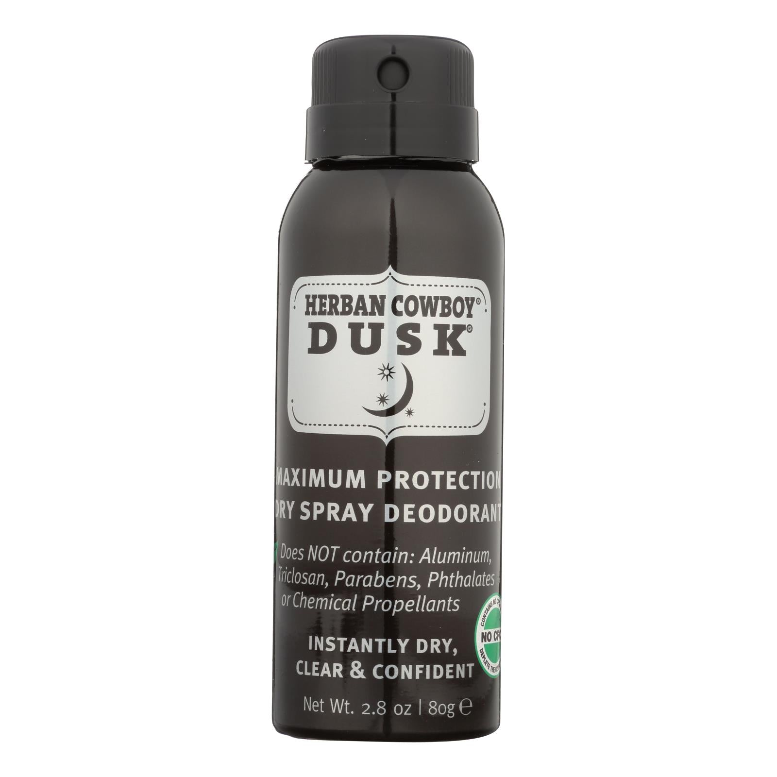 Herban Cowboy Deodorant, Dry Spray Dusk - 1 Each - 2.8 OZ