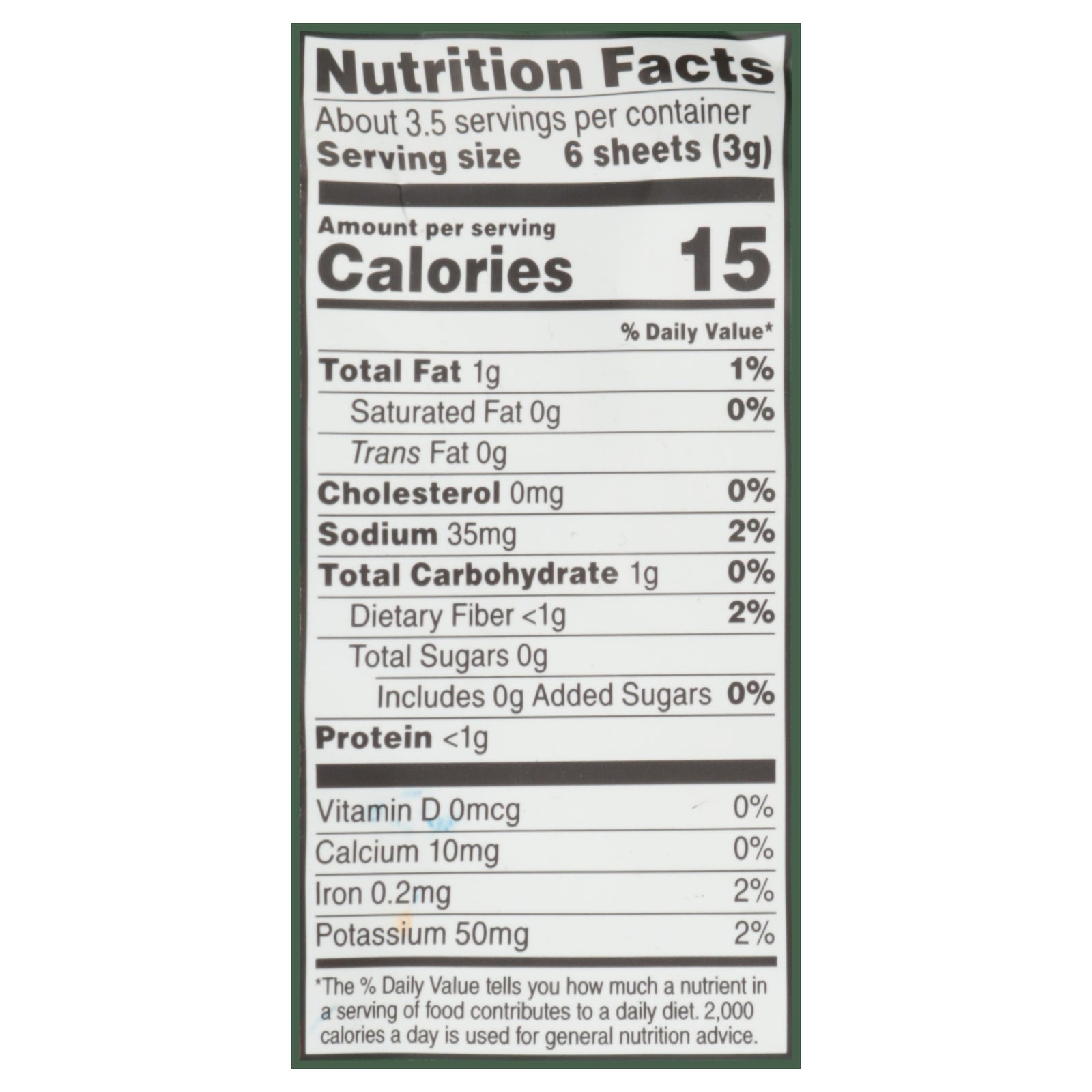 Bibigo - Seaweed Og2 Snack Sea Slt - CS of 12-.35 OZ