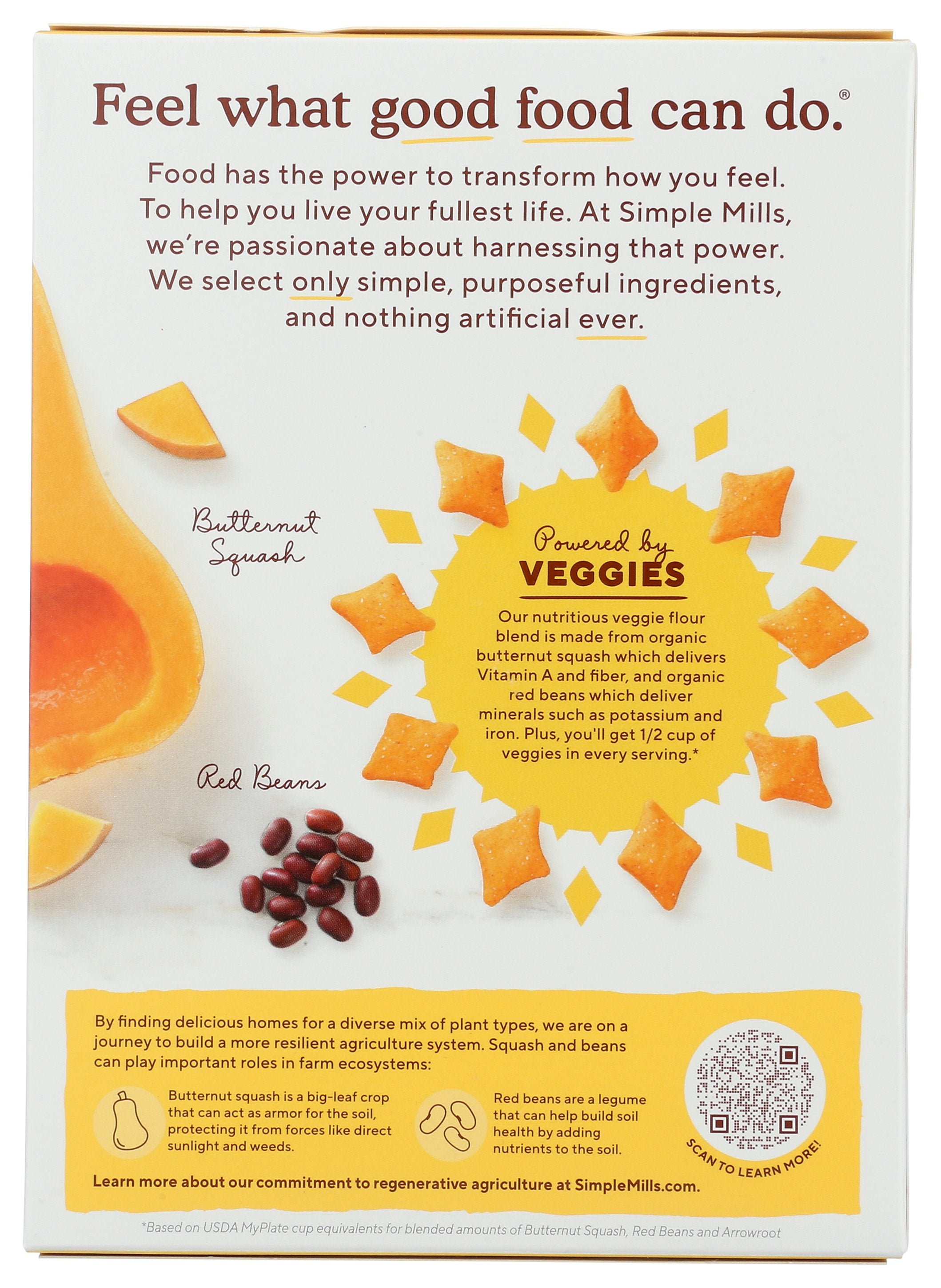 SIMPLE MILLS CRACKERS CHEDDAR - Case of 6
