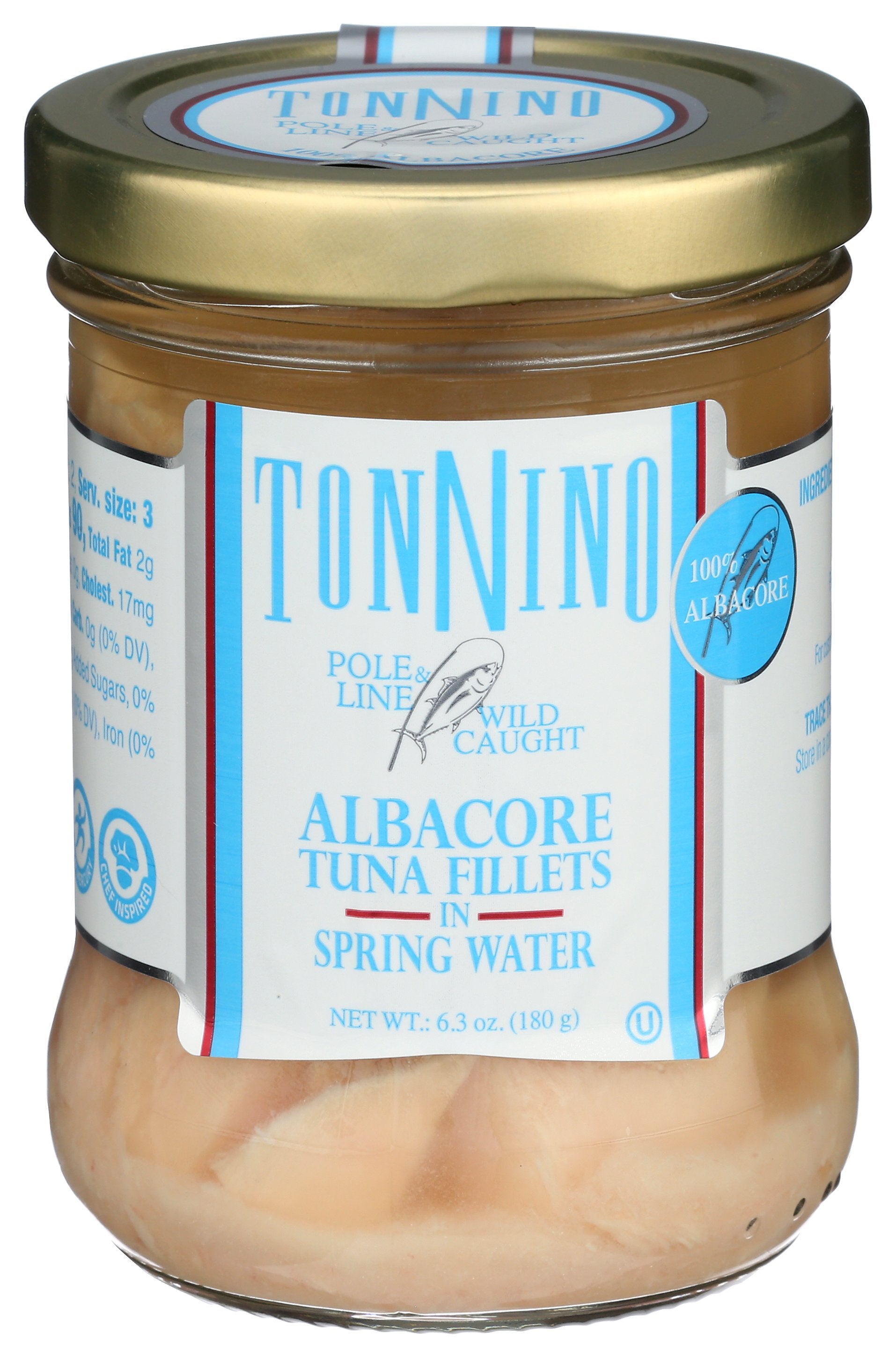TONNINO TUNA ALB FLT SPRNG WATER - Case of 6