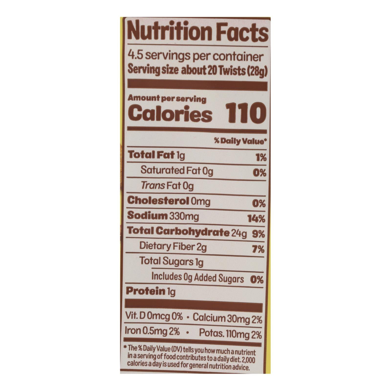 From The Ground Up - Cauliflower Pretzel Sticks - Twist - Case Of 12 - 4.5 Oz.