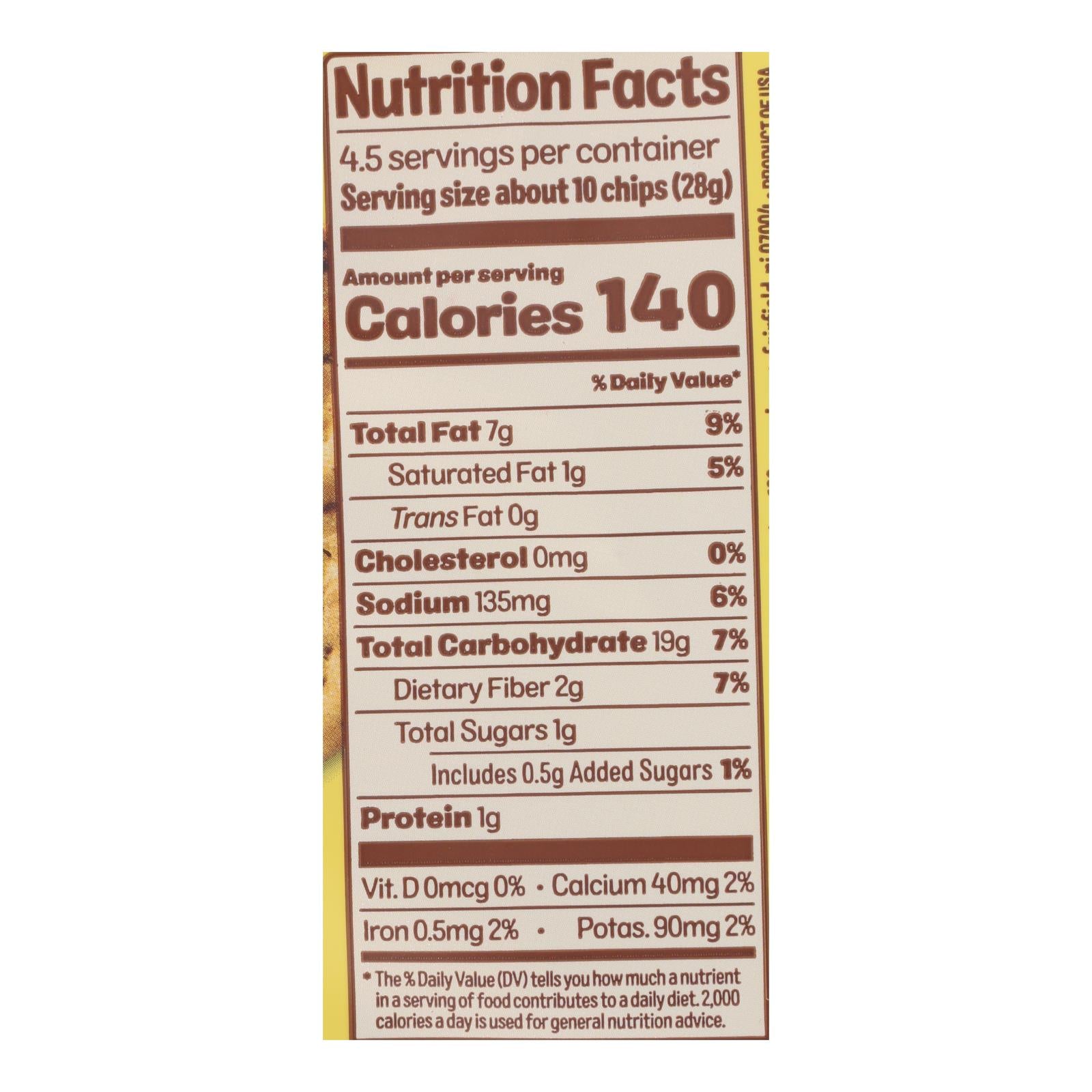 From The Ground Up - Tort Chips Clflwr Lime - Case Of 12 - 4.5 Oz