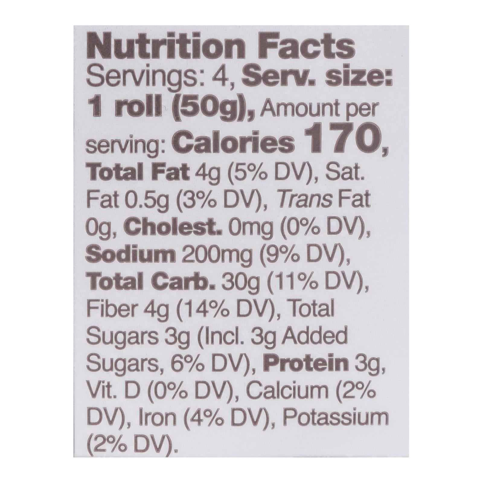 Schar - Ciabatta Multigrain - Case of 5-7.0 OZ