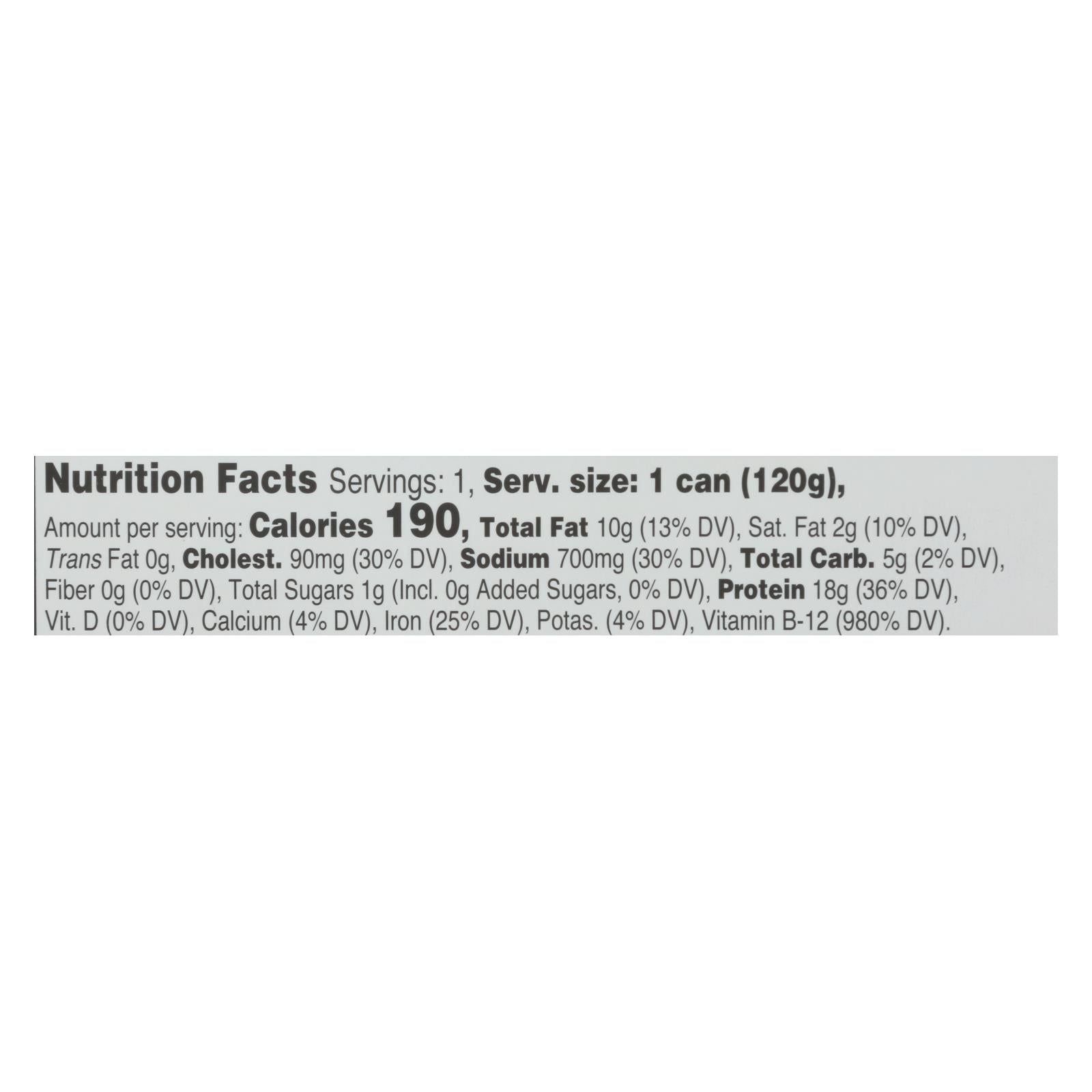 Patagonia - Mussels Lemon Herb - Case of 10 - 4.2 OZ