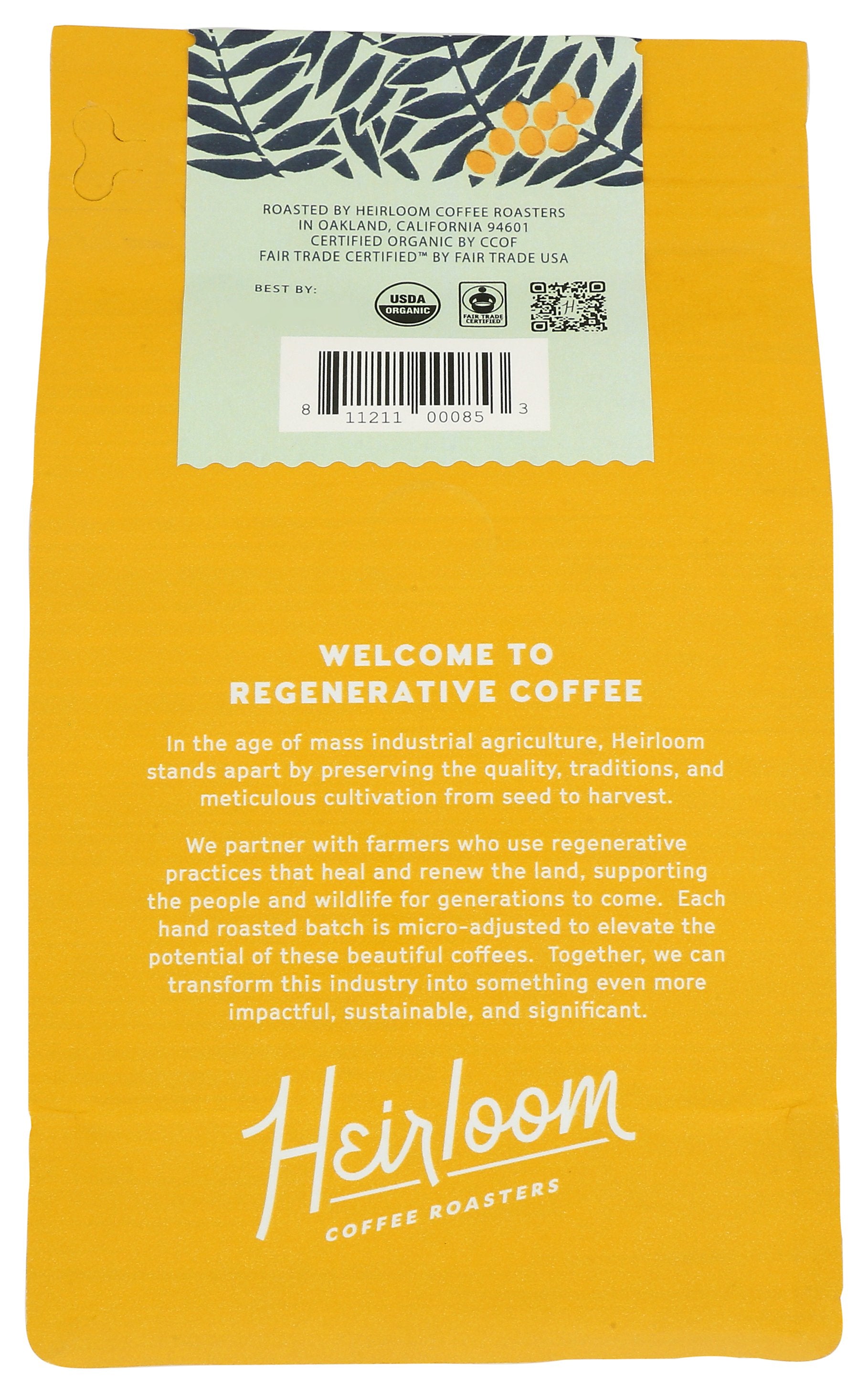 HEIRLOOM COFFEE GOLDENROD BLEND - Case of 6