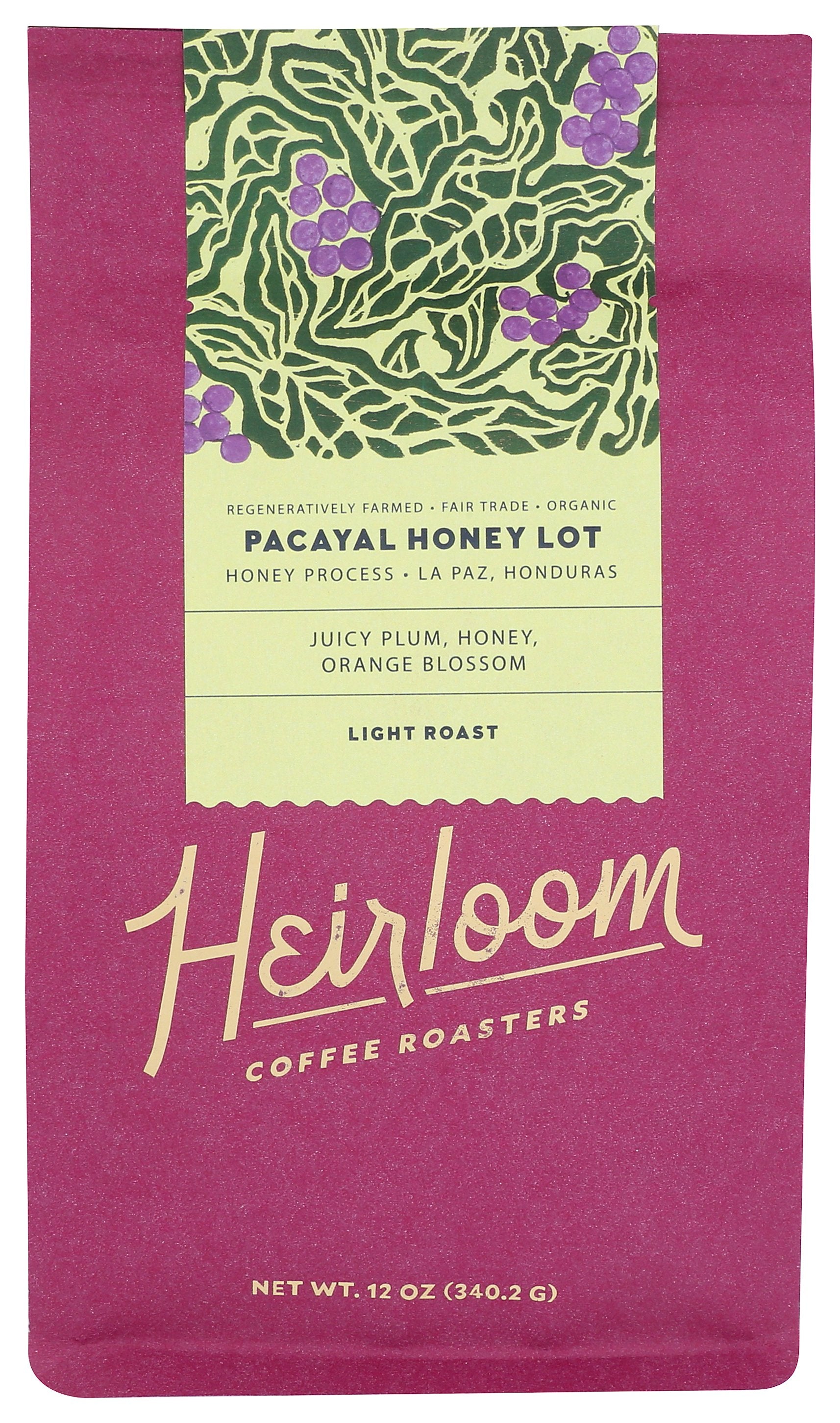HEIRLOOM COFFEE PACAYAL HONEY LOT - Case of 6