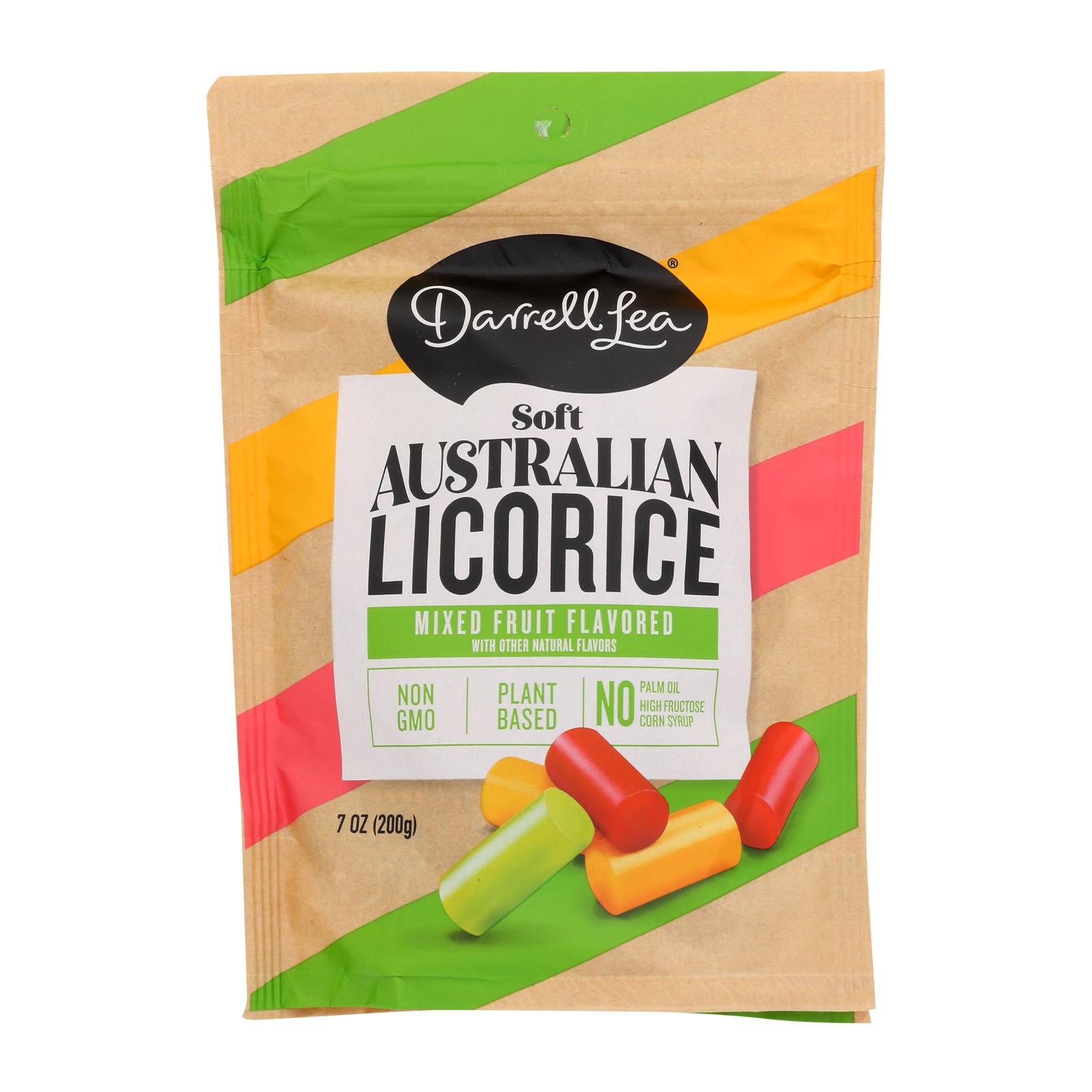 Darrell Lea Soft-Eating Liquorice Mixed Flavors - Case of 8 - 7 OZ
