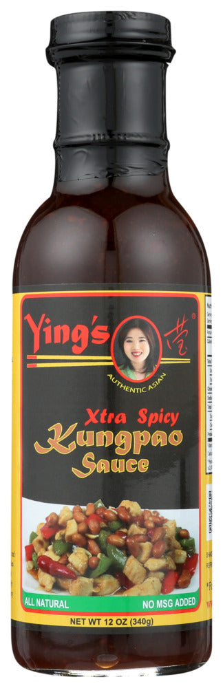 Ying's Xtra Spicy Kung Pao Sauce - Case of 6 - 12 oz