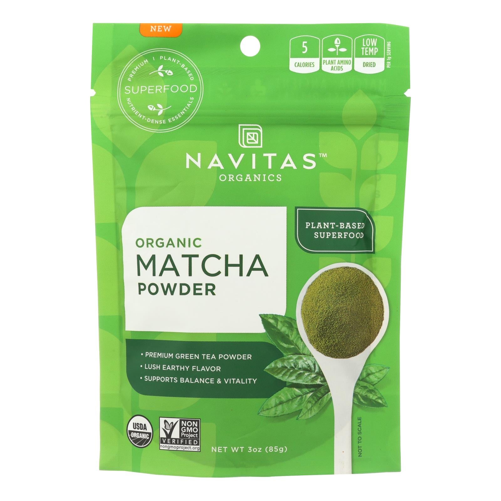 Navitas Organics Organic Matcha Powder - Case Of 6 - 3 Oz