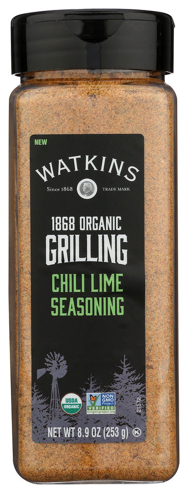 Watkins Seasoning Chili Lime Organic - Pack of 6 - 8.9 oz