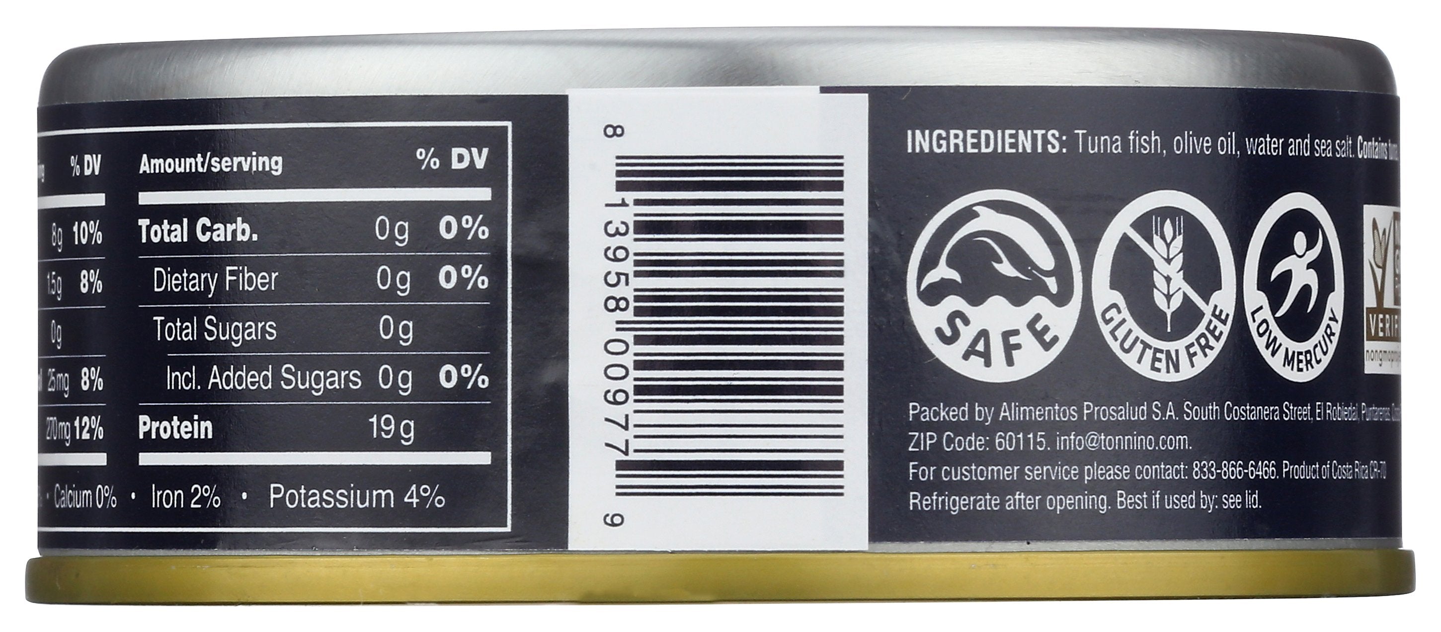 TONNINO TUNA OLIVE OIL CAN - Case of 12