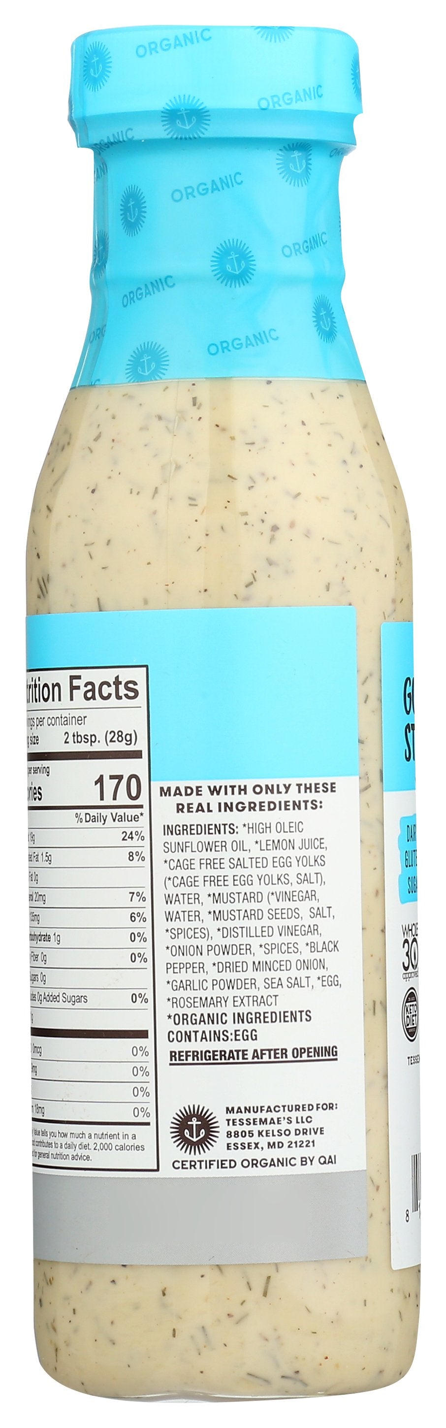 TESSEMAES DRESSING CLSSC RANCH ORG - Case of 6