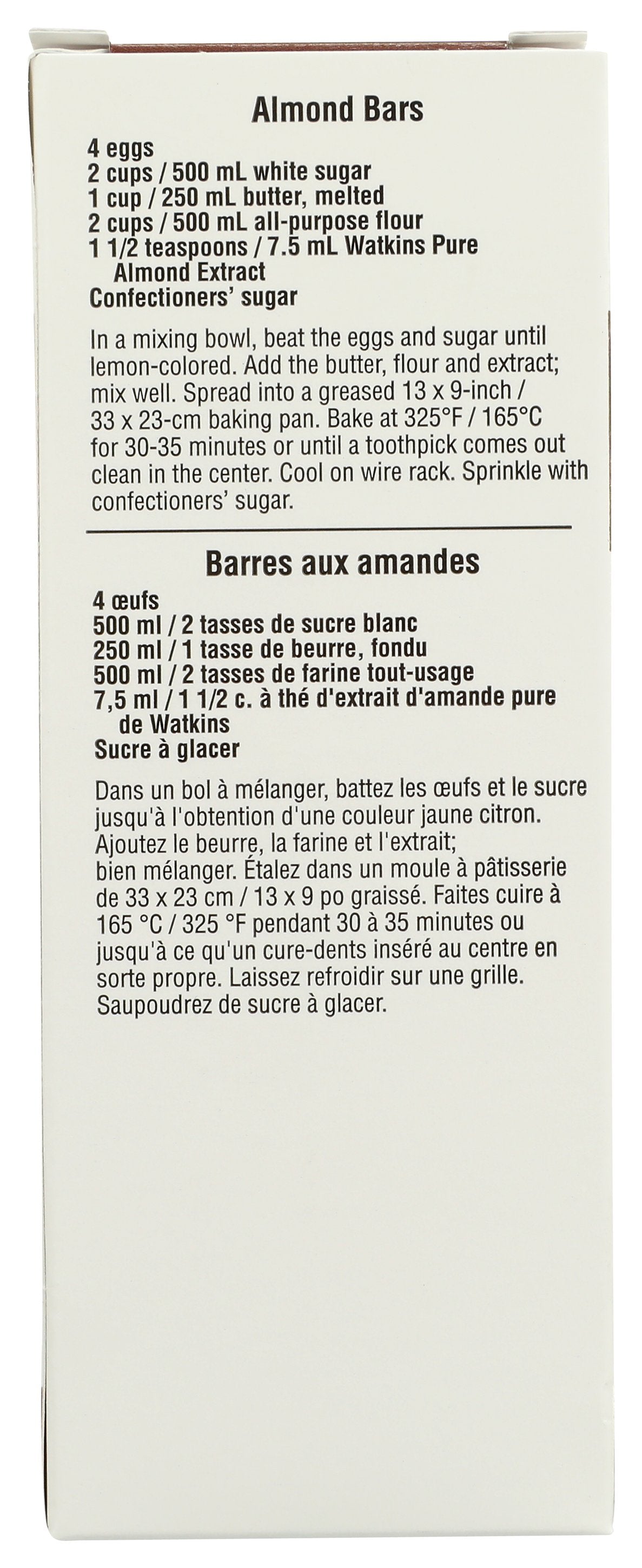 WATKINS EXTRACT PURE ALMOND