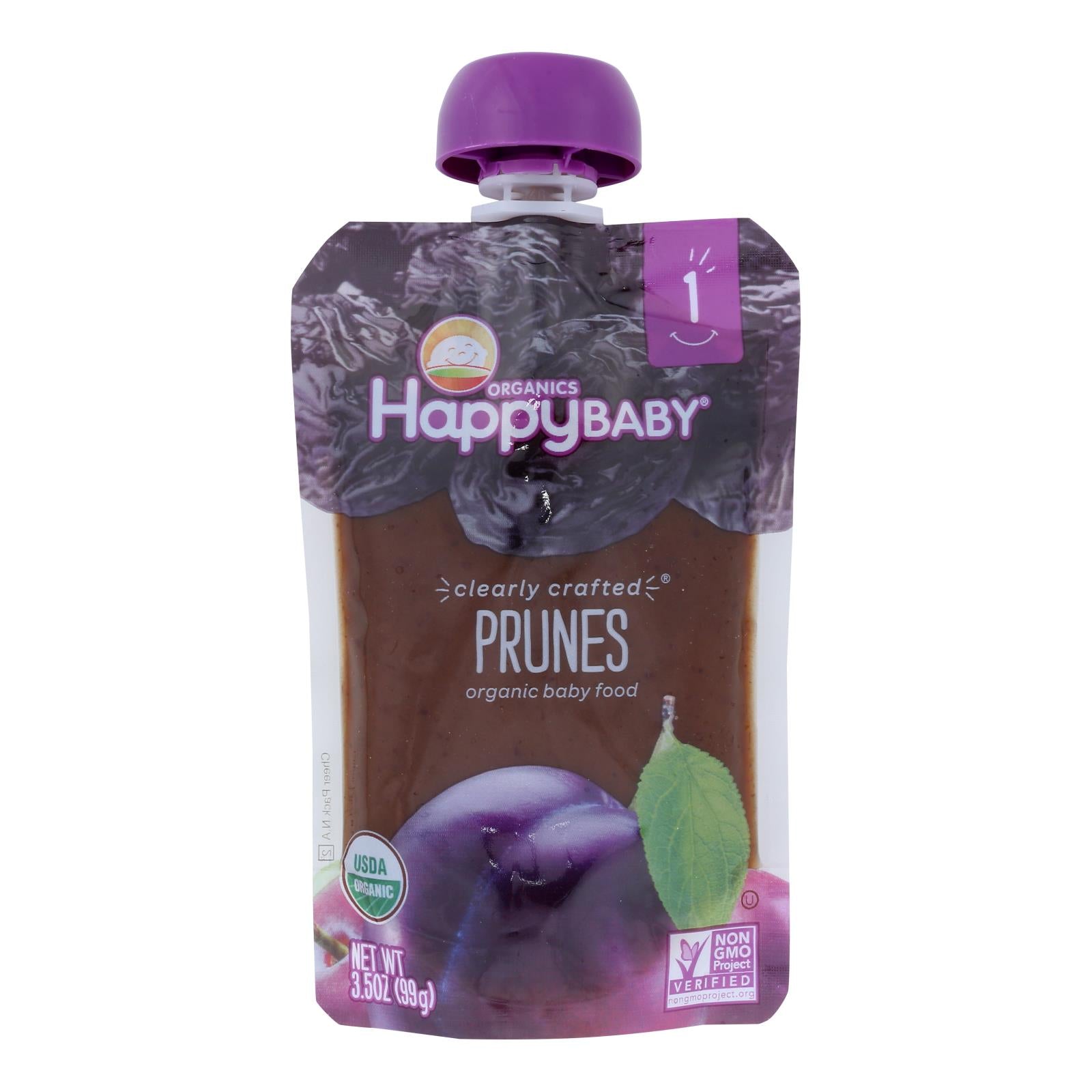 Happy Baby Happy Baby Clearly Crafted - Apples - Kale And Avocados - Case Of 16 - 3.5 Oz.