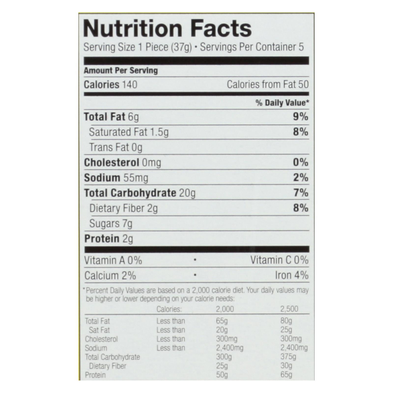 Bobo's Oat Bars - Oat Bites Lemon Poppyseed - Case of 6-5/1.3 oz