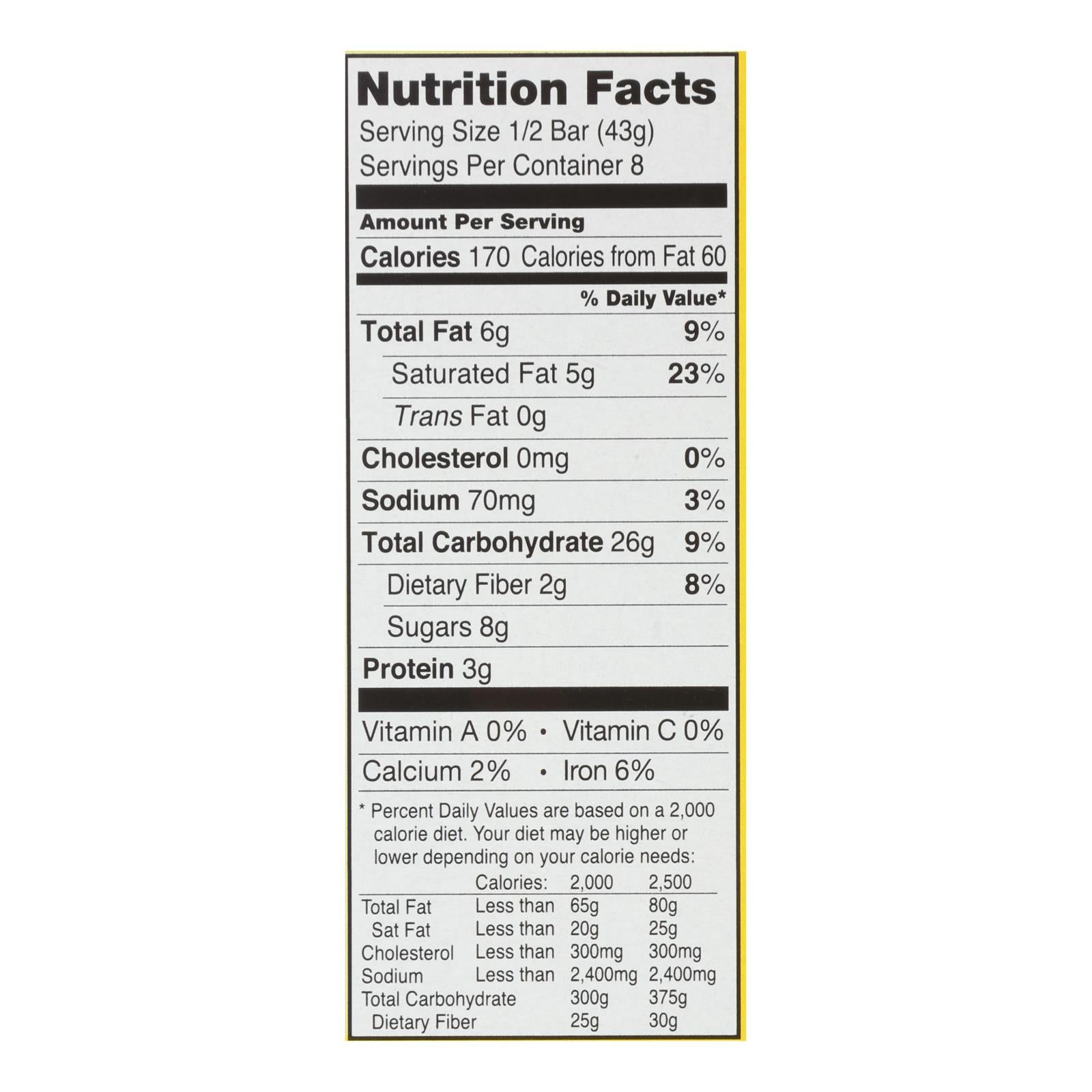 Bobo's Oat Bars - Oat Bar - Lemon Poppyseed - Case of 6 - 4 pk