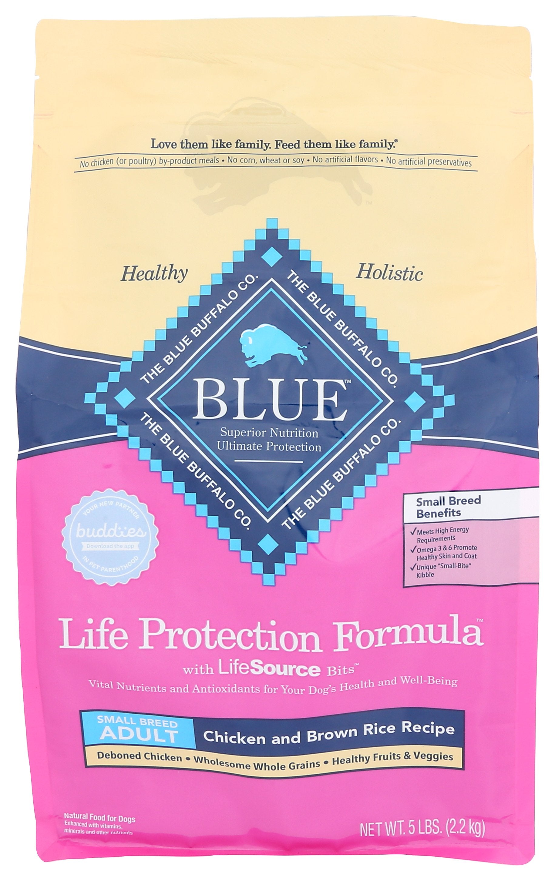 BLUE BUFFALO FOOD DOG ADLT CHKN SM BRD - Case of 3